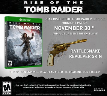 Rise of the Tomb Raider Rattlesnake Revolver