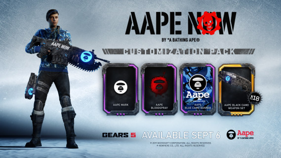Gears 5 auf der gamescom 2019: Horde-Modus, Halo: Reach Character Pack und neue AAPE-Kollektion