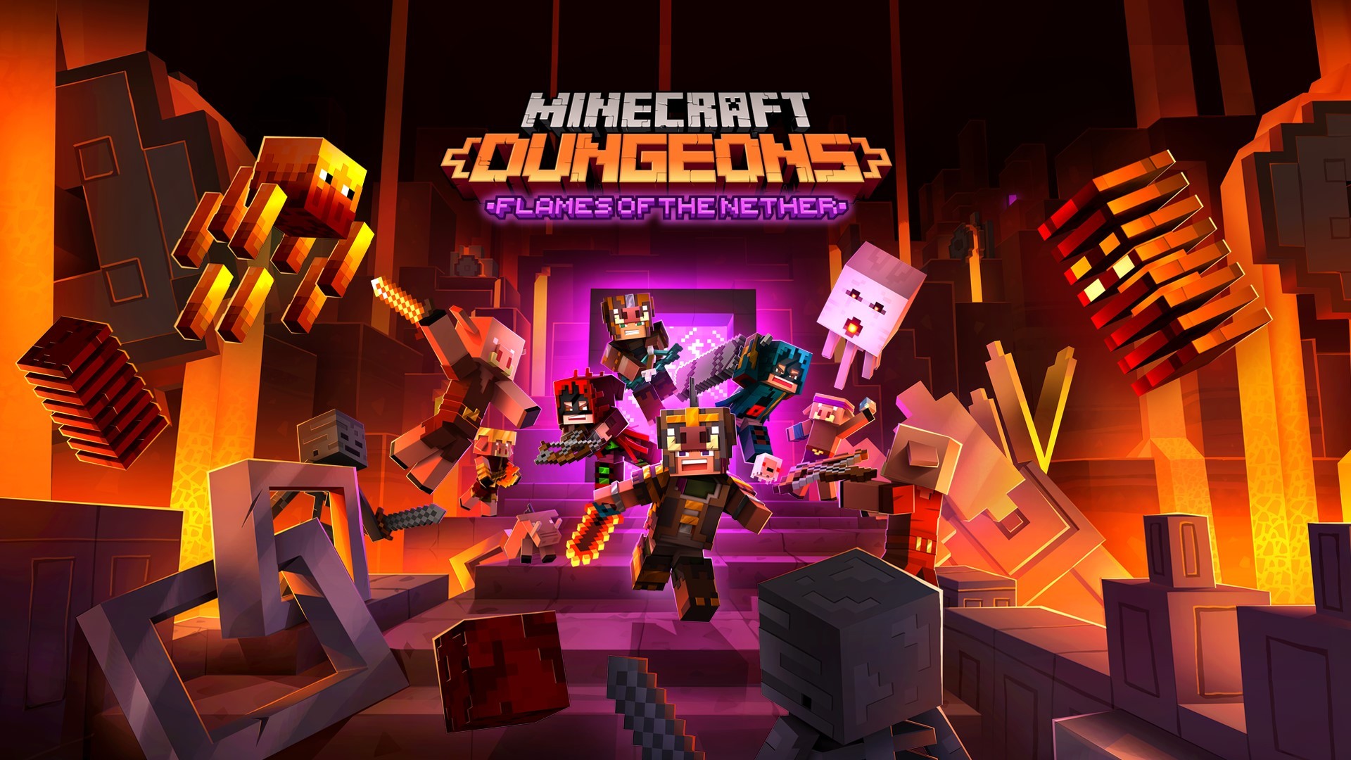 Minecraft Dungeons Flames of the Nether DLC ist ab sofort