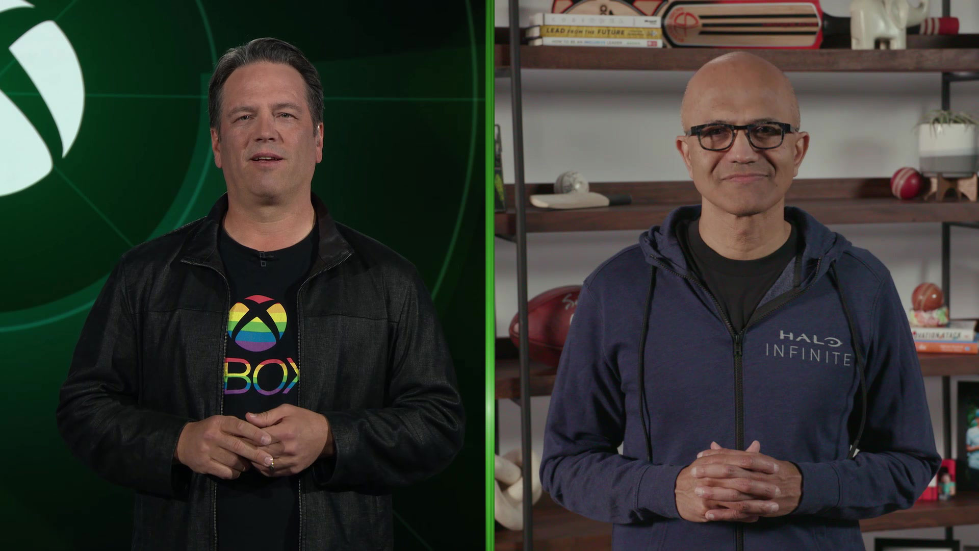 Satya Nadella und Phil Spencer über Microsofts Gaming-Engagement HERO