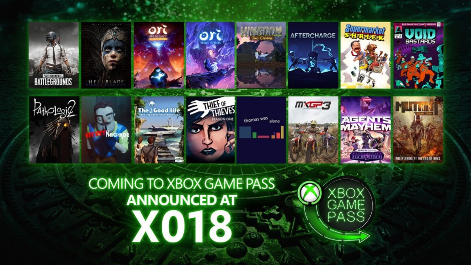 Xbox Game Pass X018