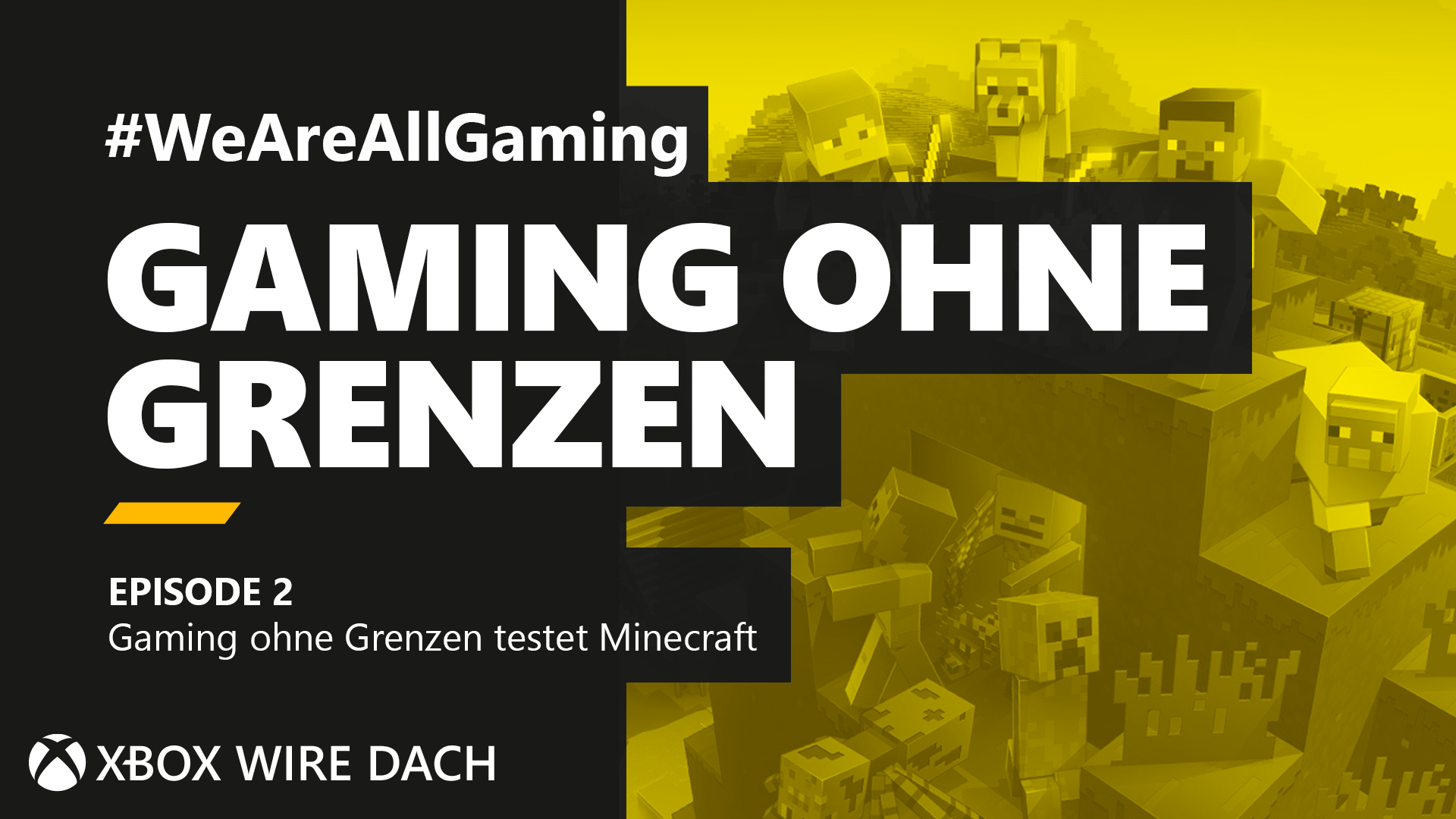 #WeAreAllGaming Staffel 4: Gaming ohne Grenzen testet Minecraft für PC: HERO
