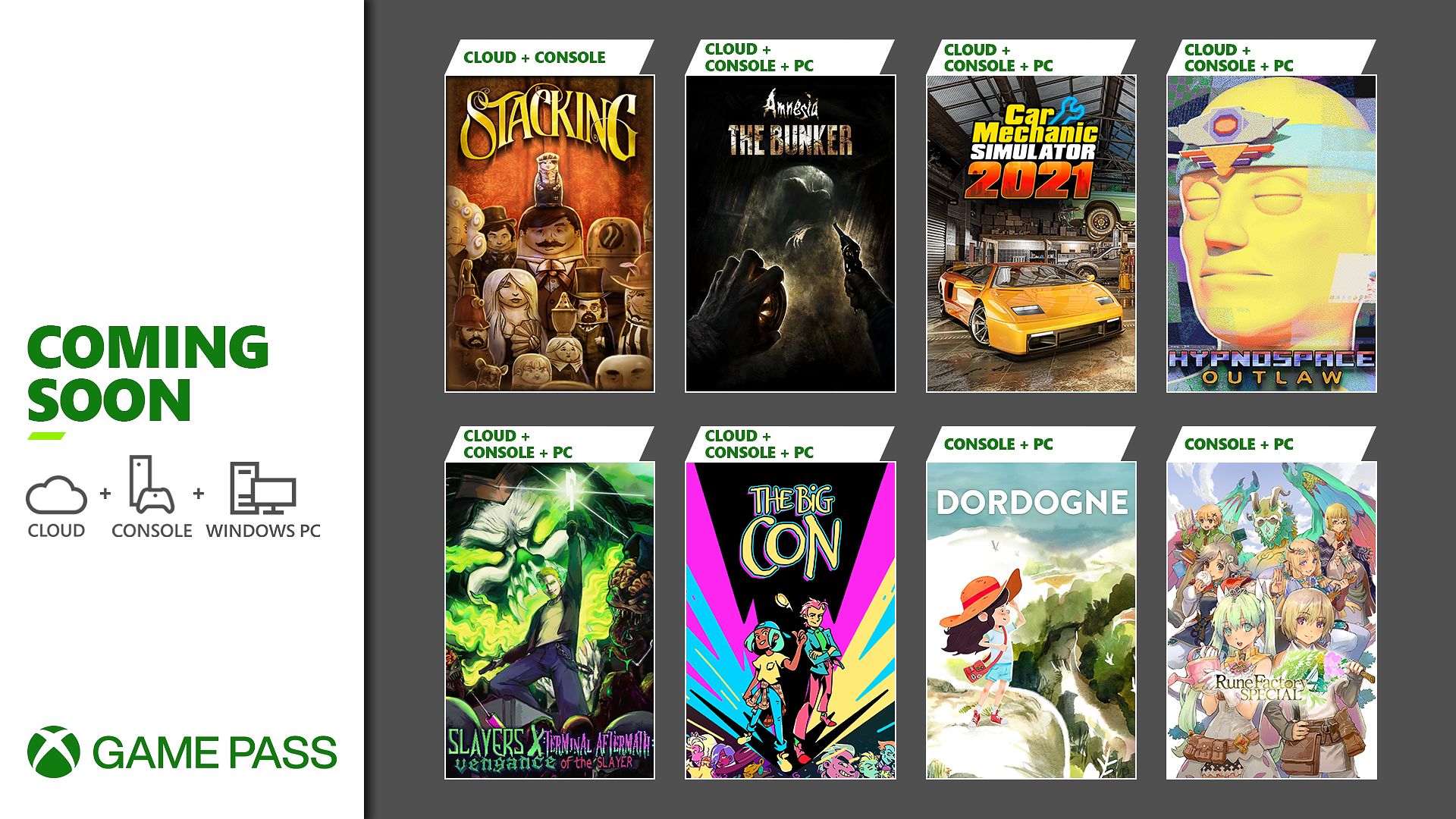 Bald im Xbox Game Pass: Amnesia: The Bunker, Car Mechanic Simulator 2021, Dordogne und mehr : HERO