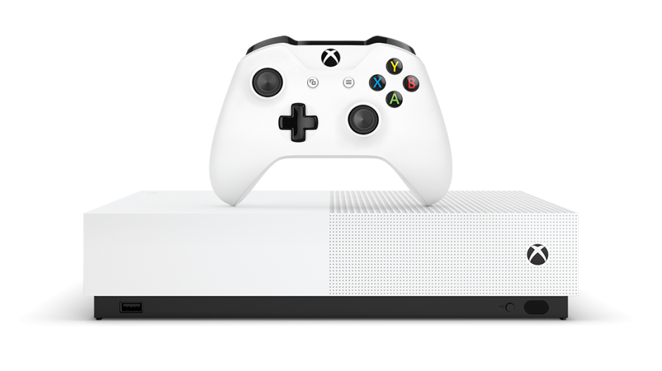 Die neue Konsole Xbox One S All-Digital HERO
