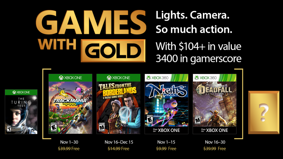 Video For November’s Games with Gold Are Full of Action and Adventure
