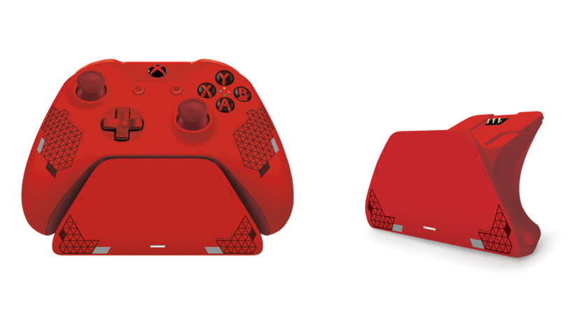 Xbox Wireless Controller – Sport Red Special Edition Charging Stand