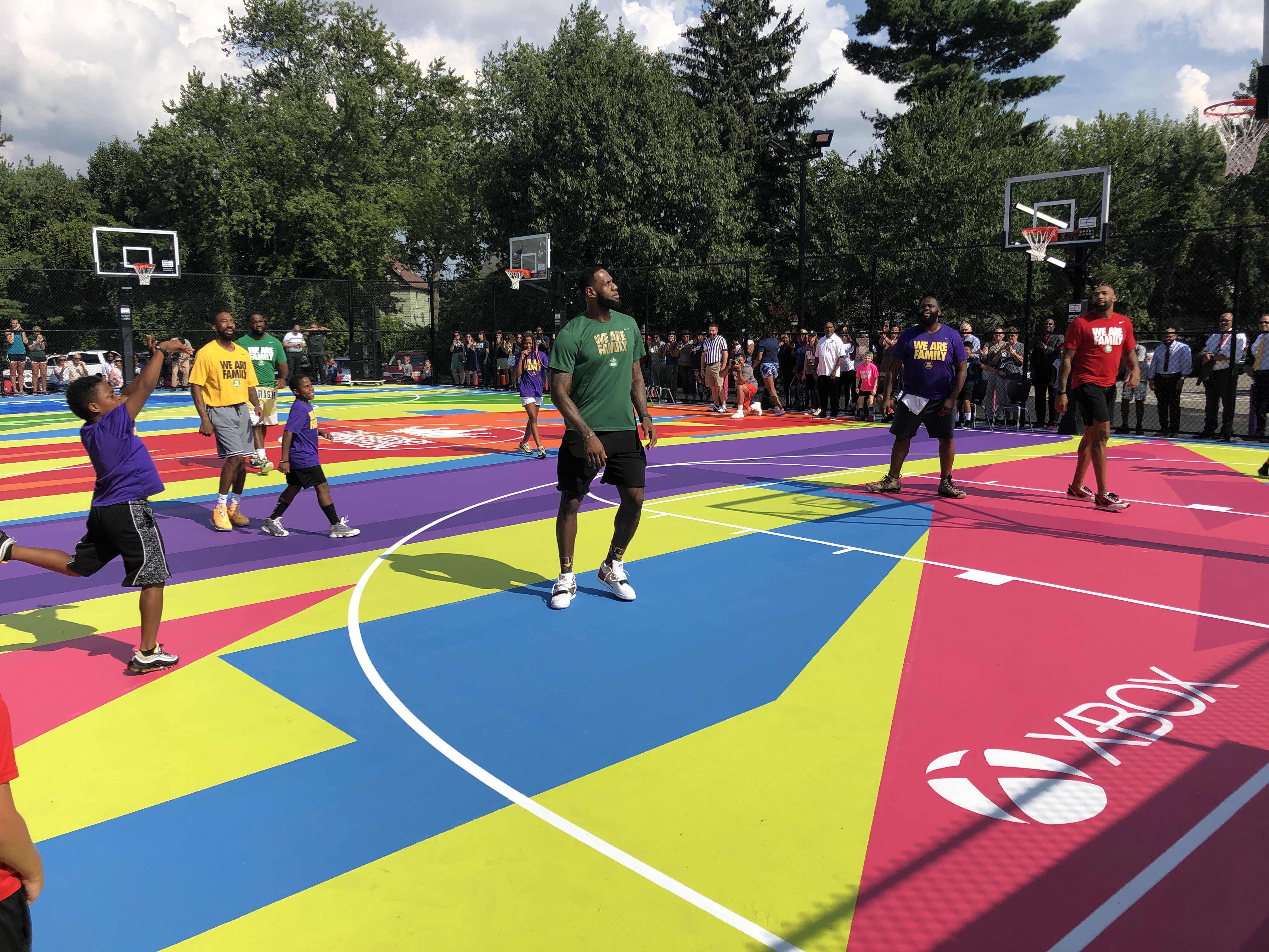 Xbox and 2K Build One-of-a-Kind Basketball Court at I Promise School in Akron