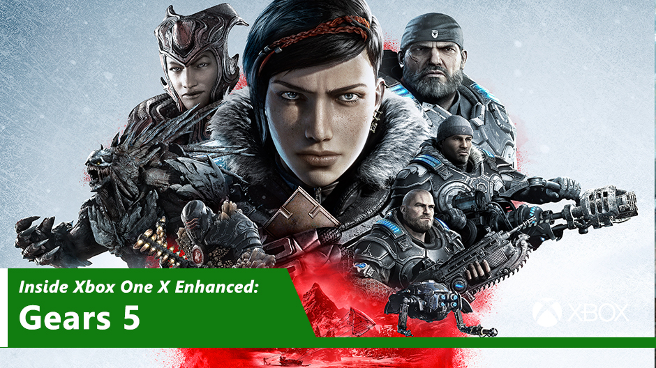 Inside Xbox One X Enhanced-Gears 5ヒーロー画像