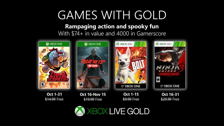 Games with Gold - October 2019 - Hero