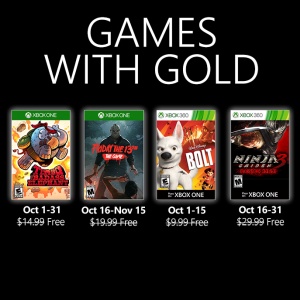 Video For New Games with Gold for October 2019