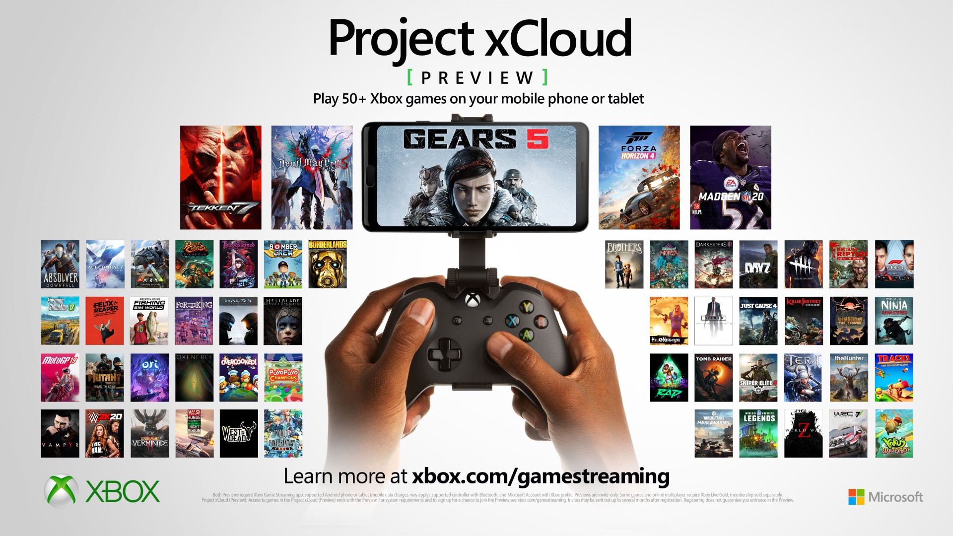 universitetsstuderende Sæson abstraktion X019: Expanding Project xCloud with More Games, More Ways to Play, and More  Players - Xbox Wire