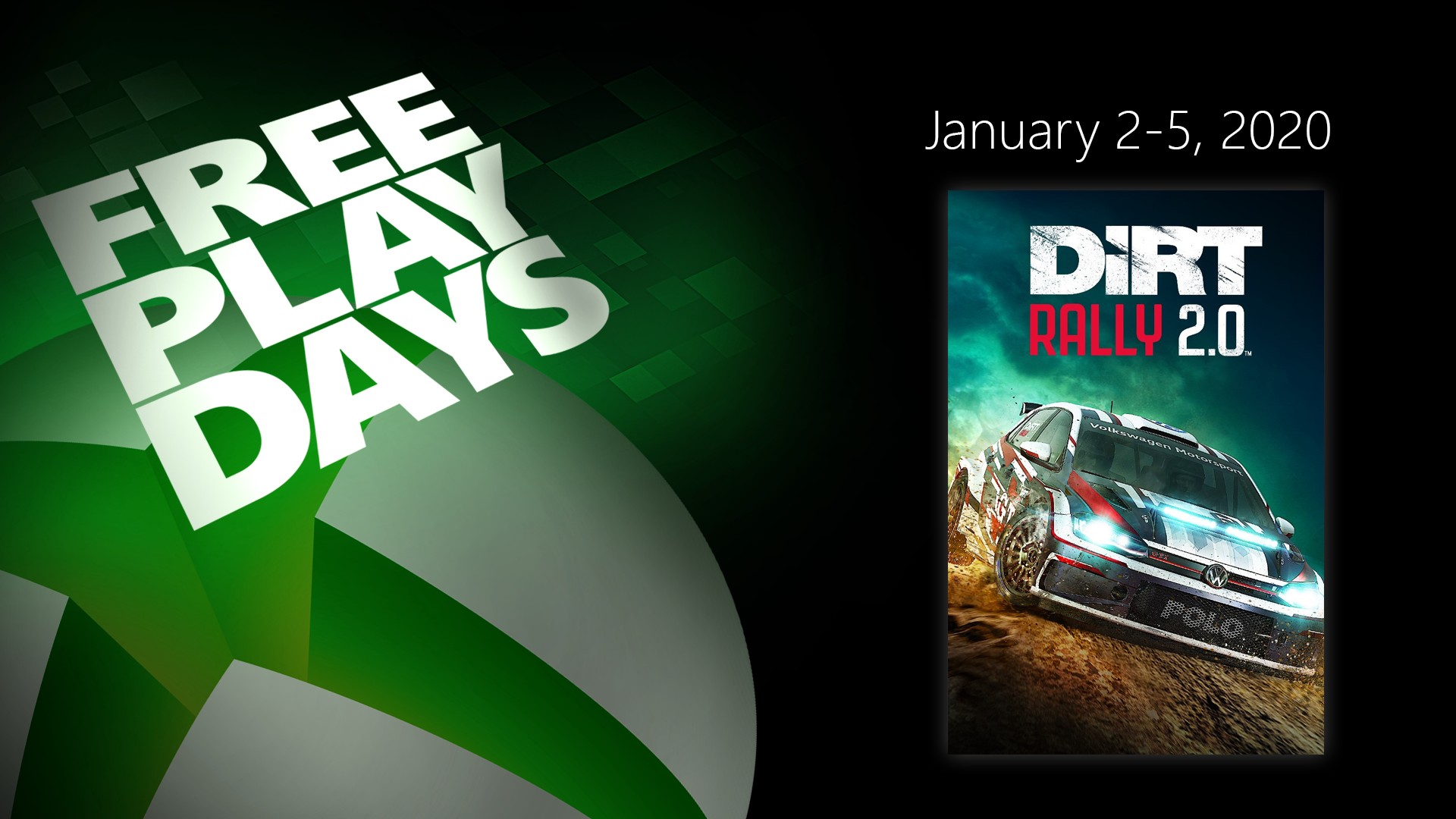 XBL Free Gaming Days DiRT 2.0