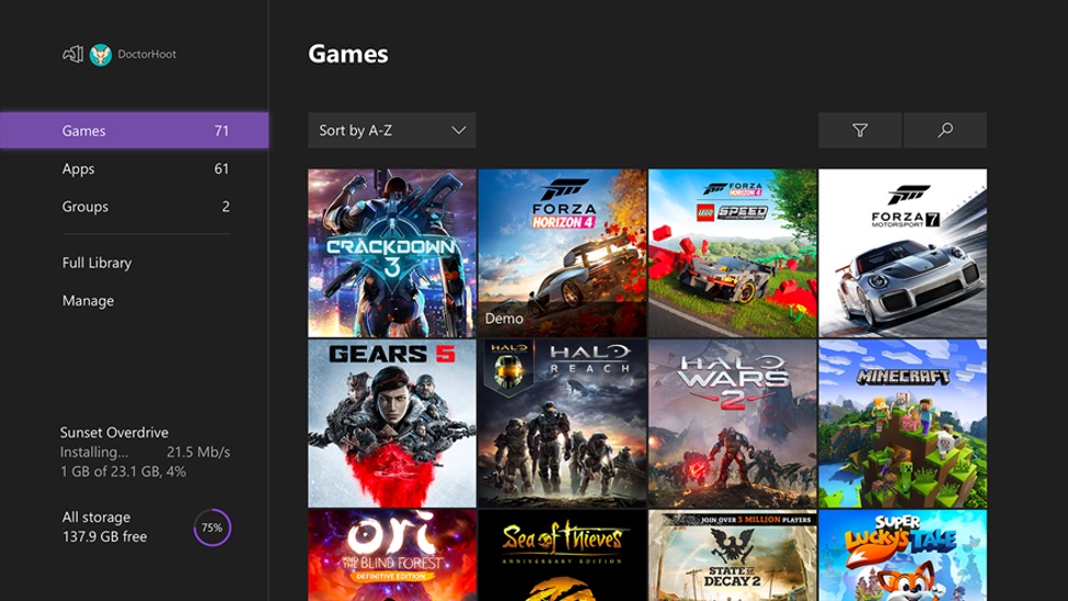 how to home xbox one