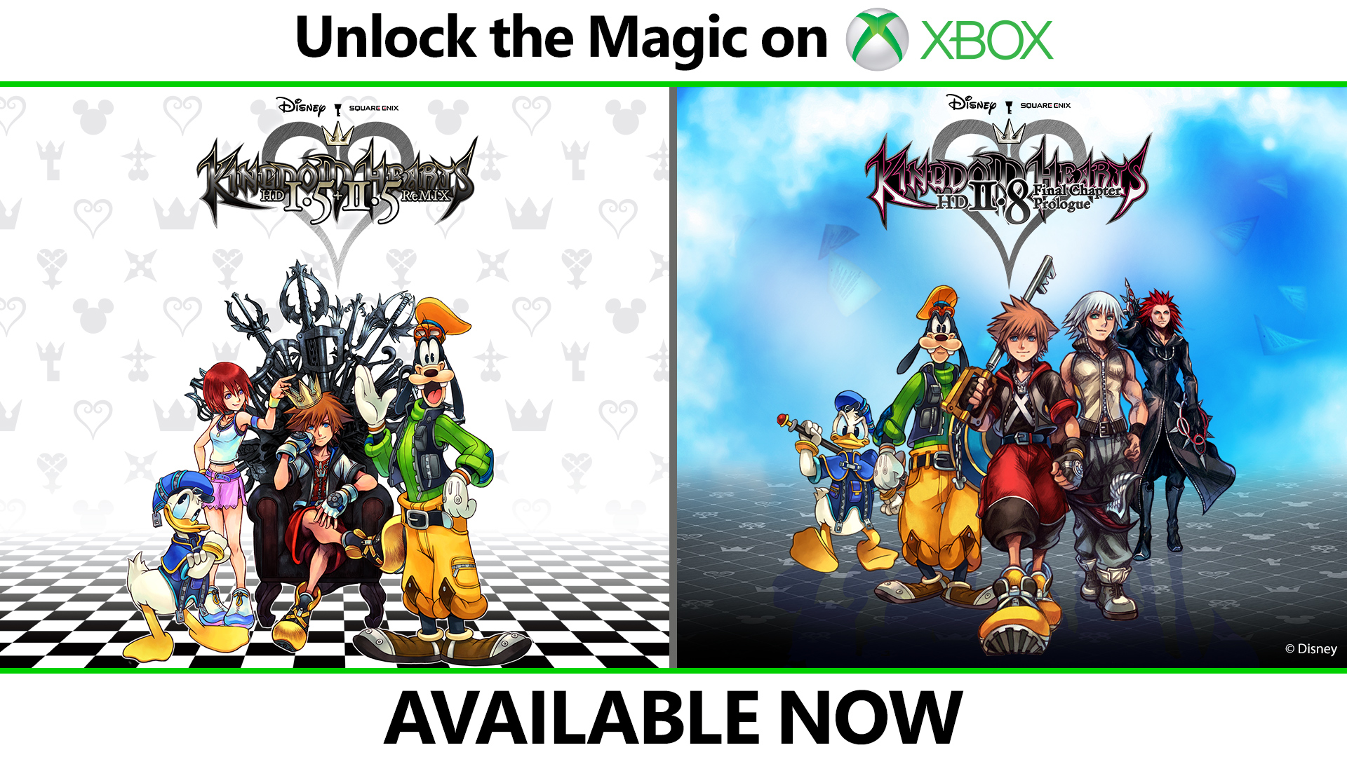 Kingdom Hearts HD 1.5 + 2.5 Remix and Kingdom Hearts HD 2.8 Final Storage Available Now on Xbox One