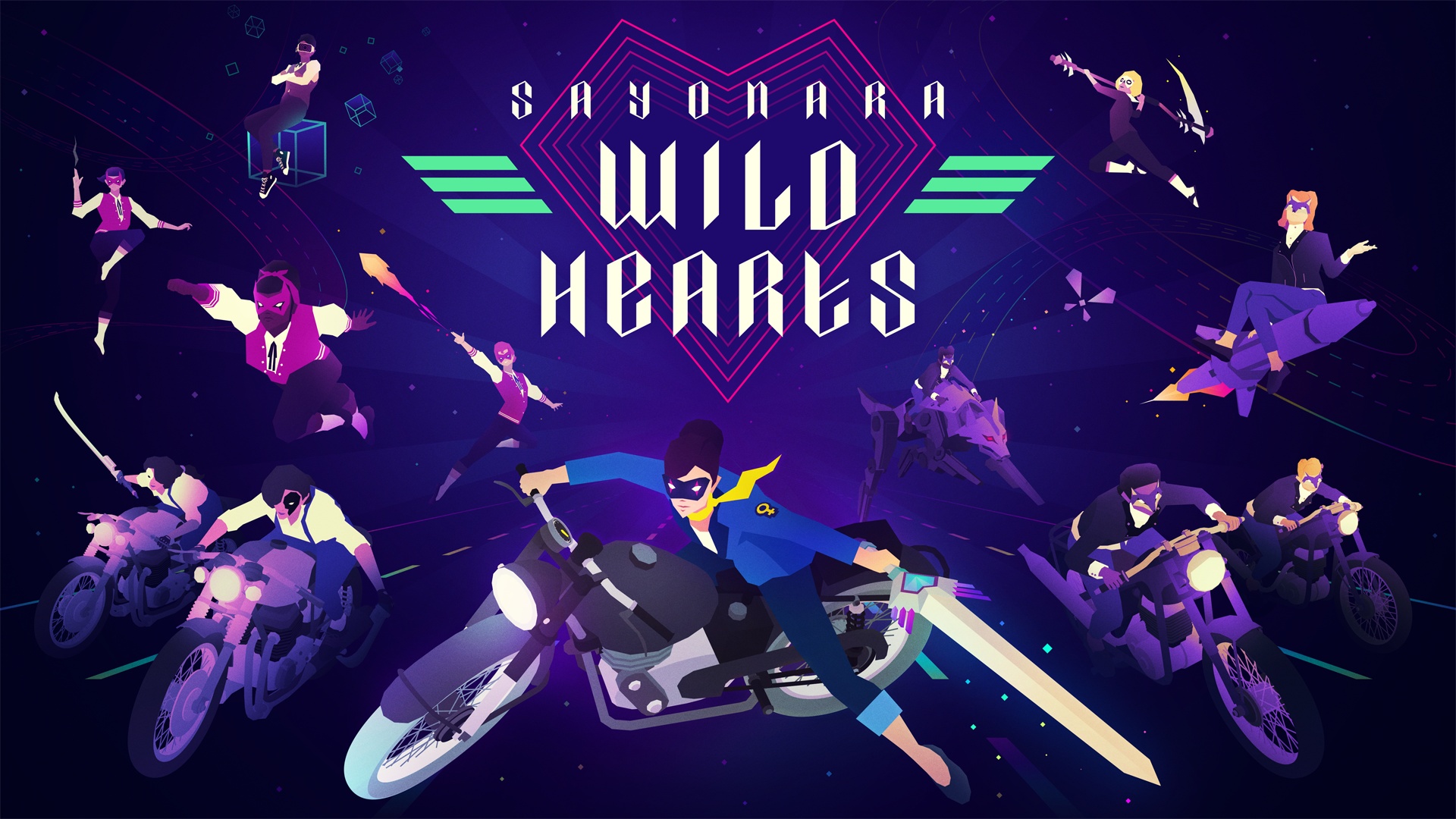 Eclectic Adventure Game Sayonara Wild Hearts Available Now on Xbox One