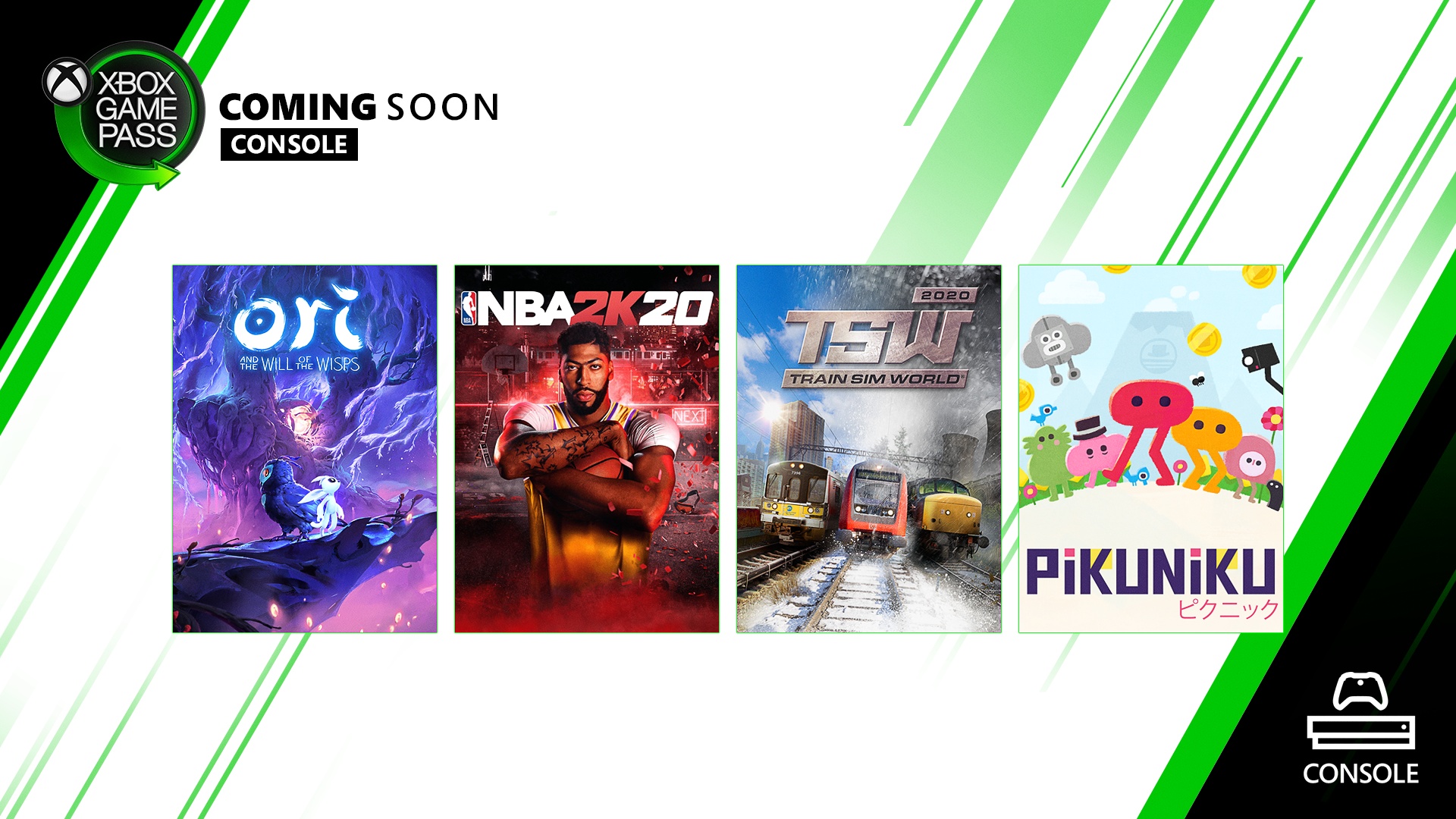Coming Soon to Xbox Game Pass for Console