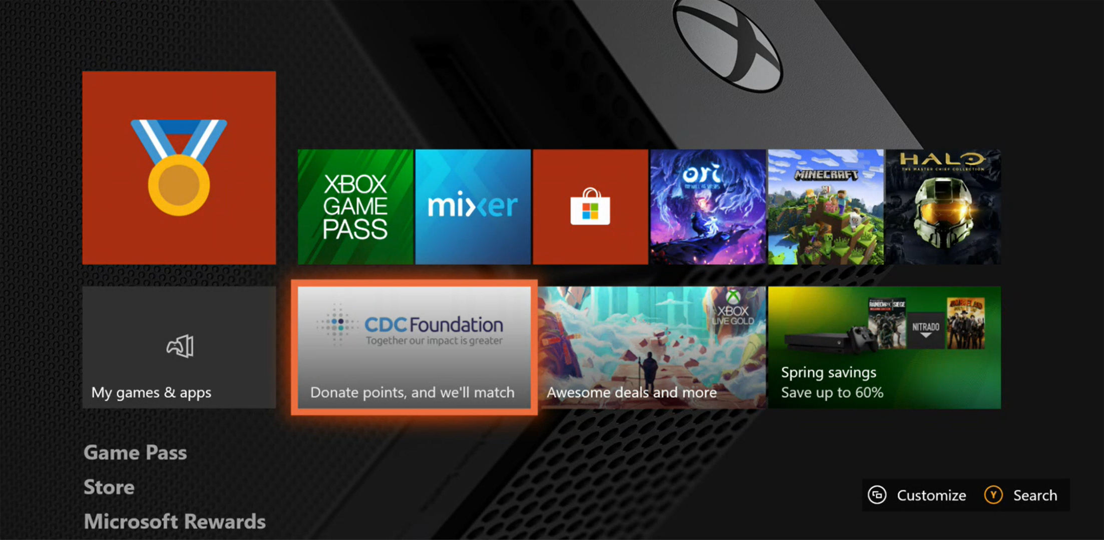 تبرع لمؤسسة CDC بلعب Xbox 7
