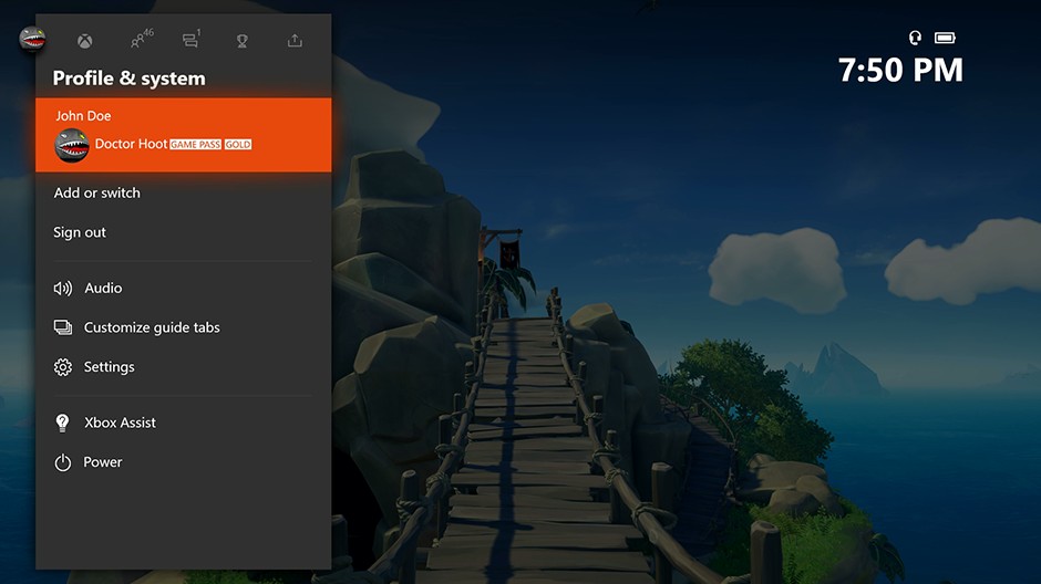 Xbox Insider - Sistema di profili
