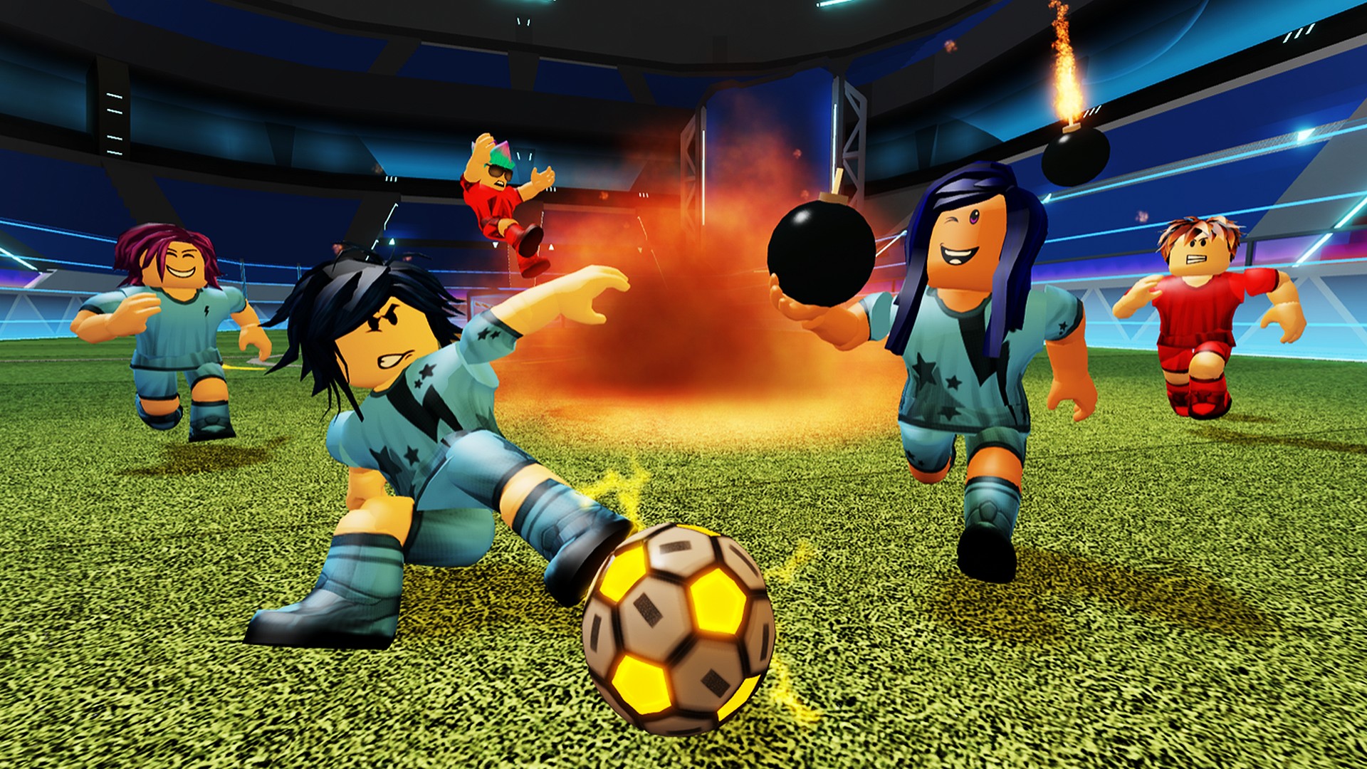 Super Striker League Charges Into Roblox On Xbox One Gizorama - roblox its football night in america who are you