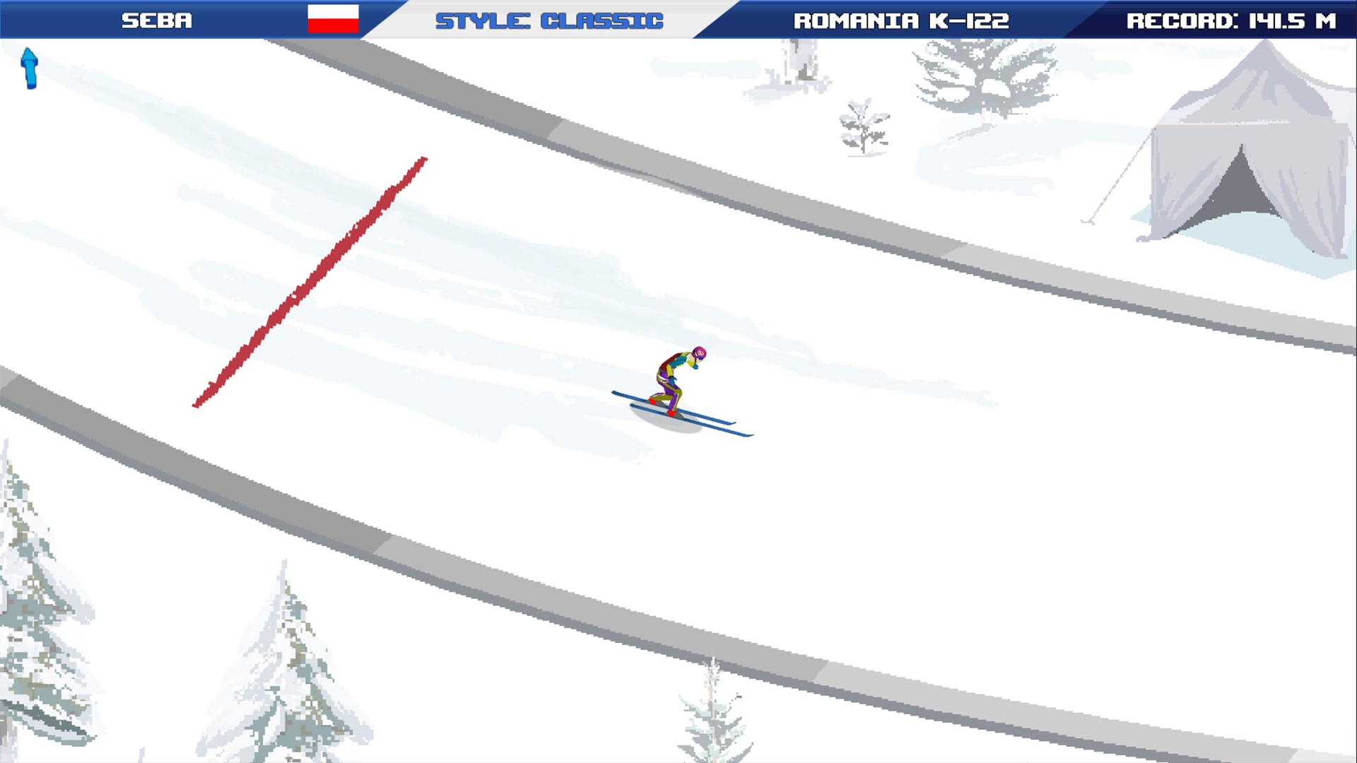 ski jump game online