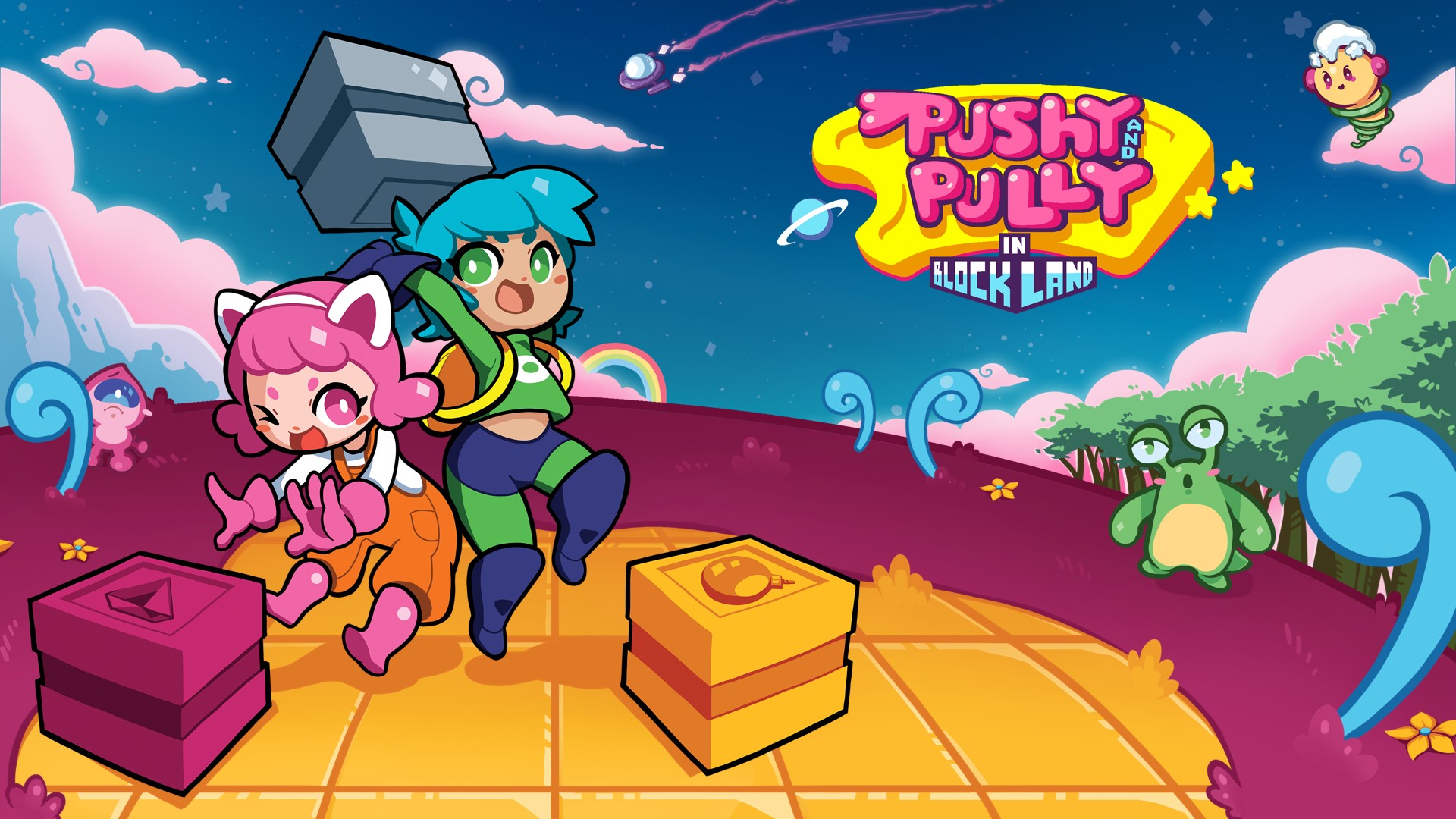 Video For Retro Block Adventure Pushy and Pully in Blockland Available Now on Xbox One