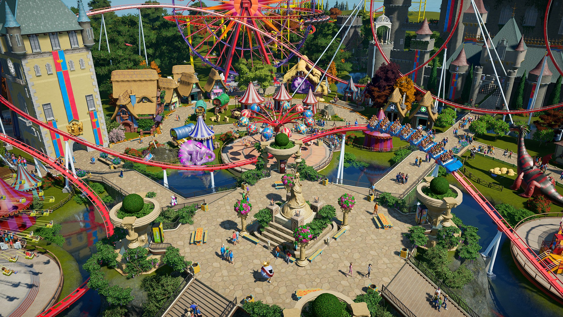 planet coaster park layout
