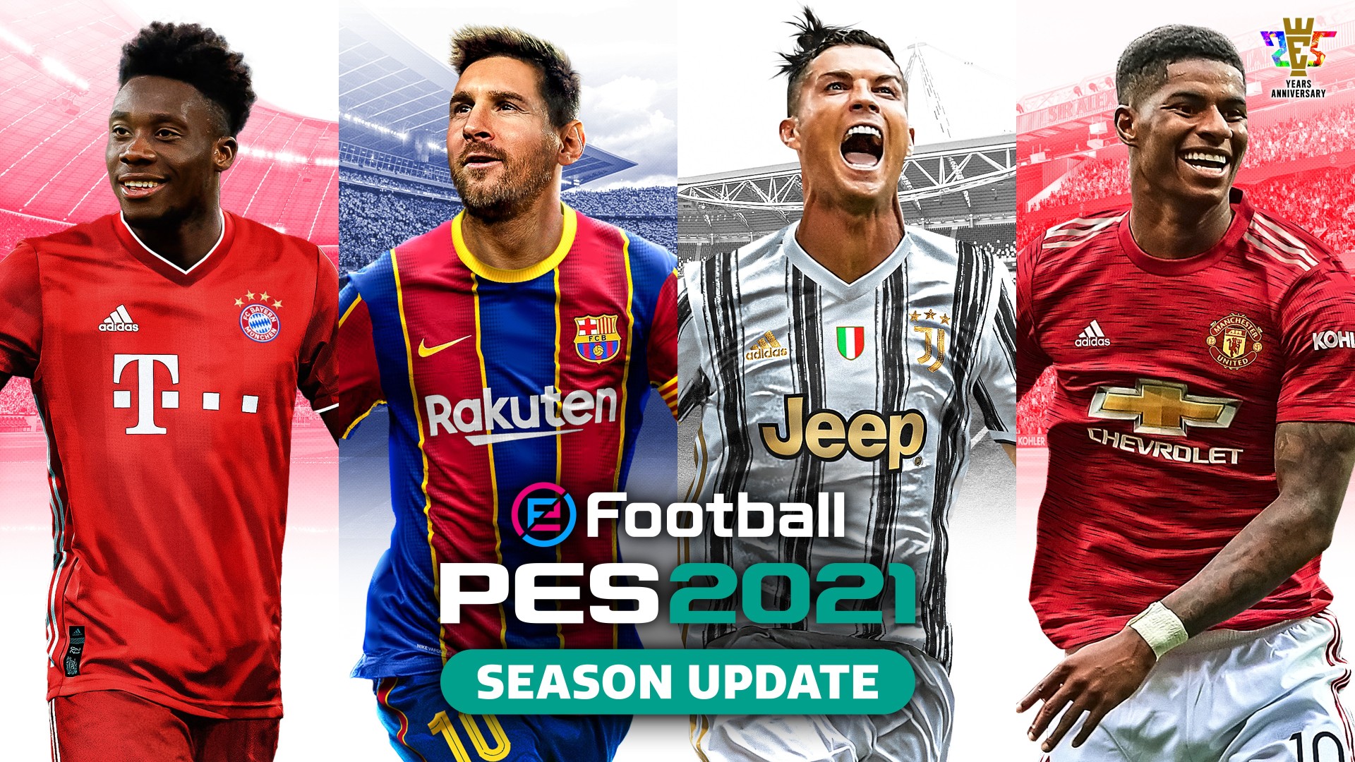 insulator forord våben Soccer Icons Messi and Ronaldo Make History in the 25th Year Anniversary of  the PES Franchise - Xbox Wire