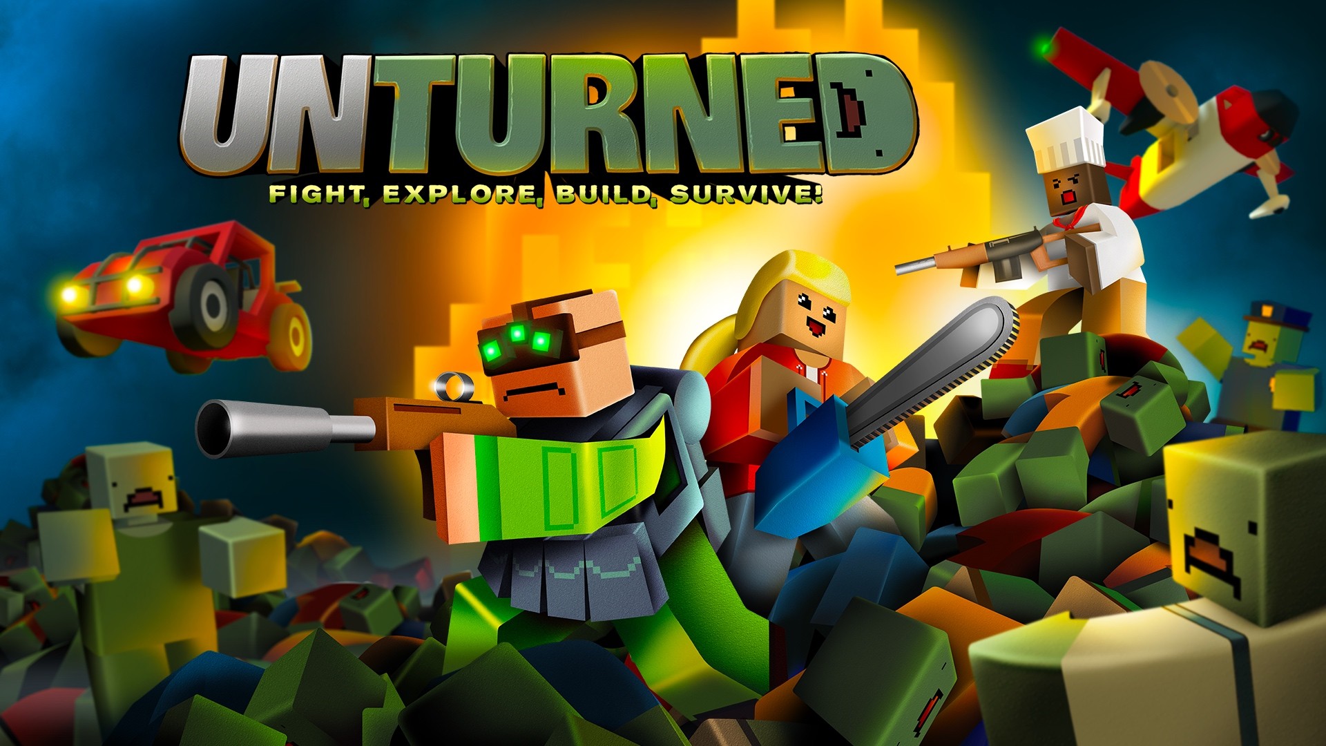 Try to Survive in the Open-World, Zombie-Infested Sandbox of Unturned -  Xbox Wire
