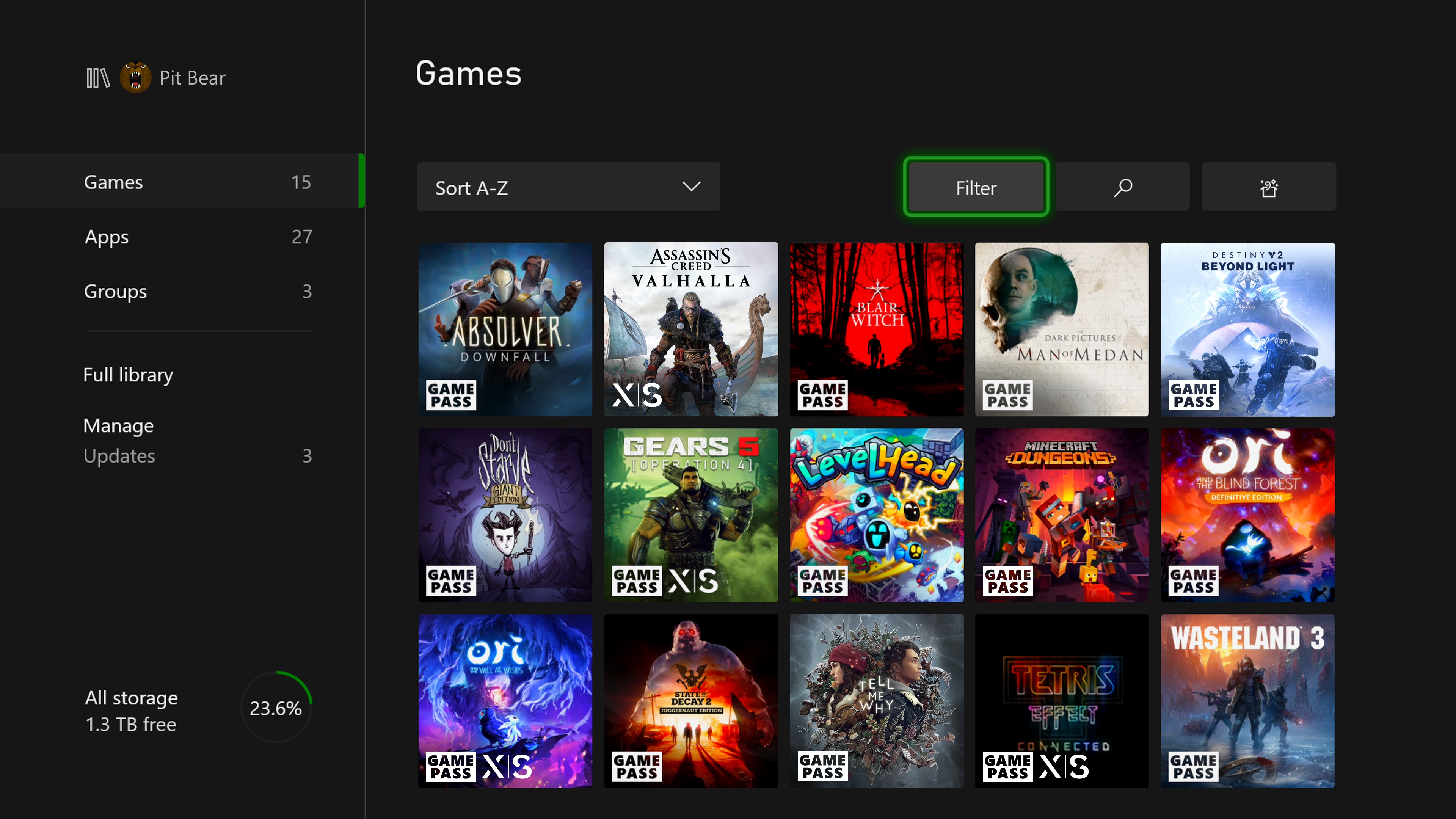 xbox series x operating system