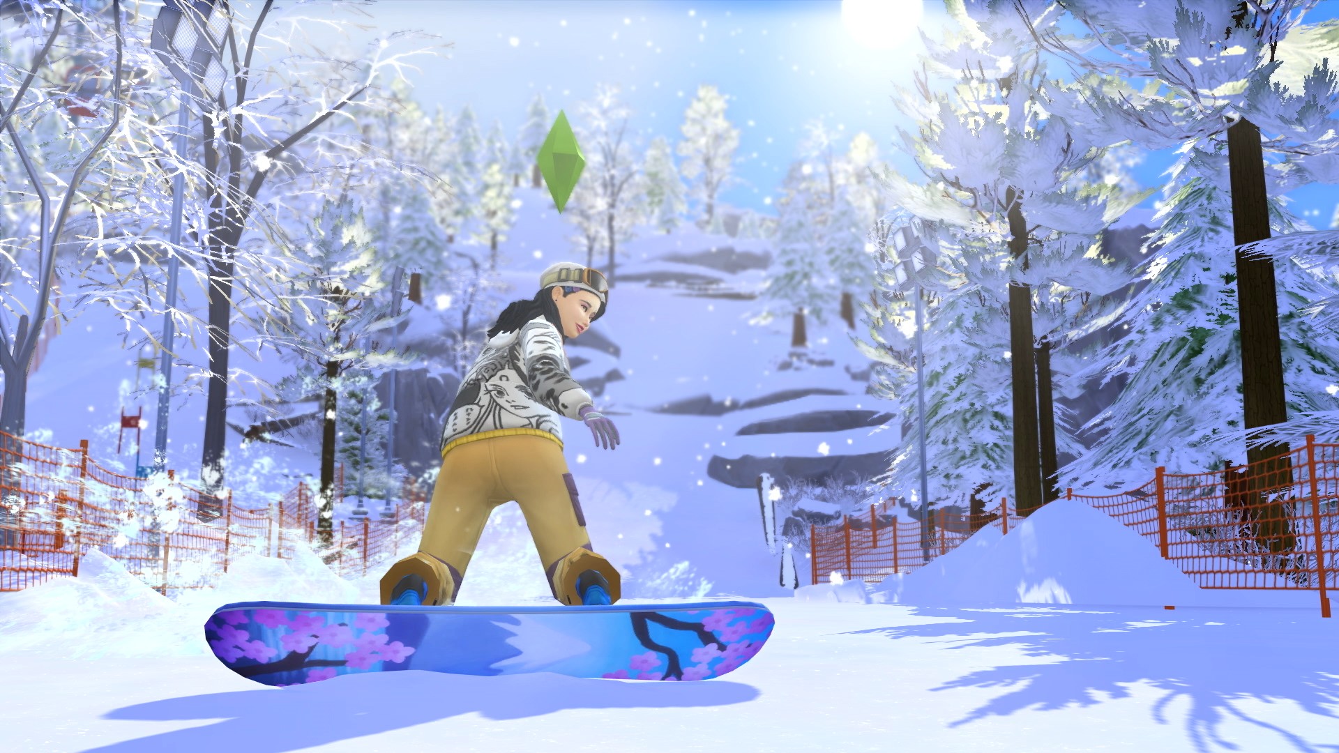 sims 4 snowy escape