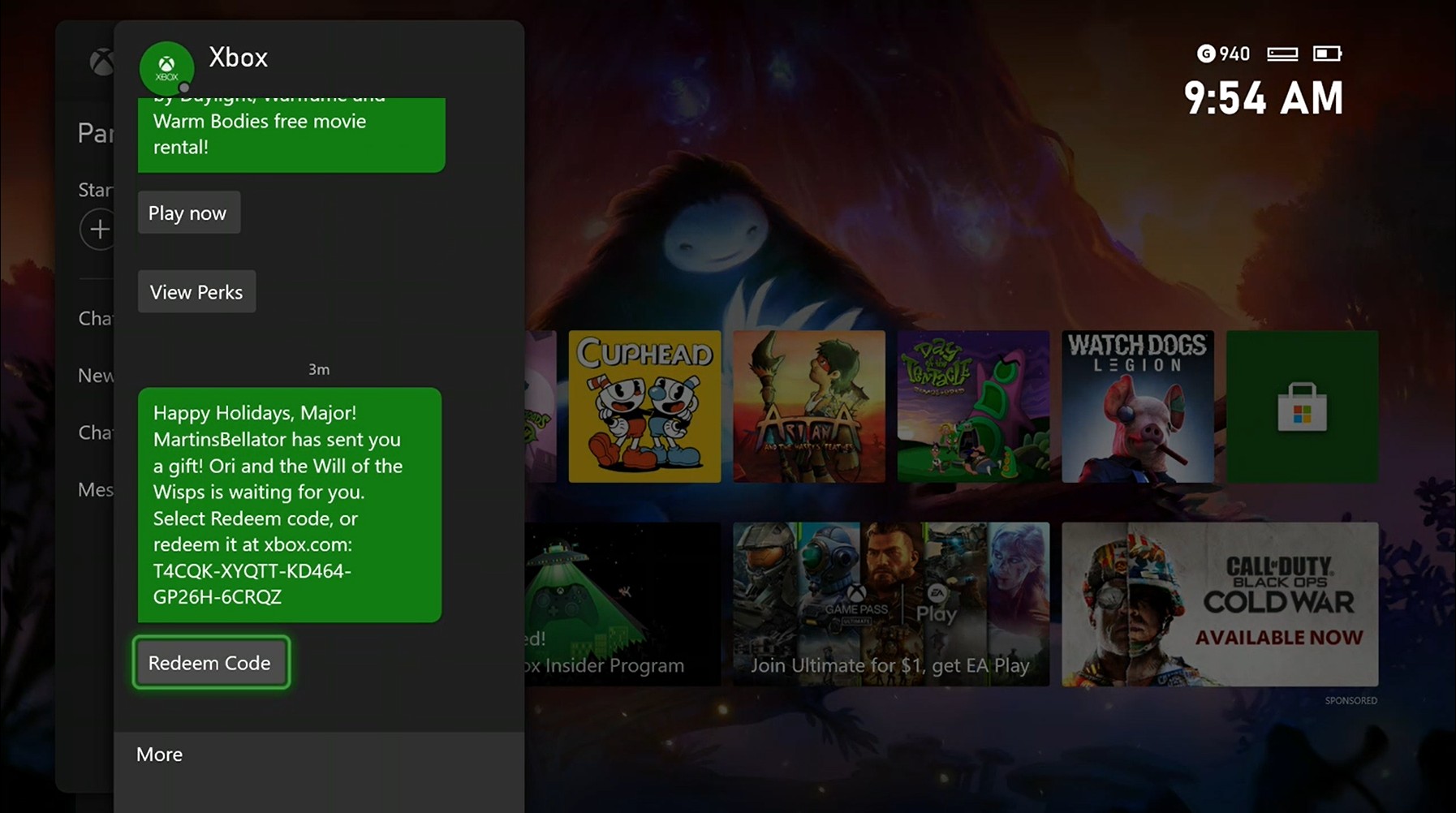 how to gift games on xbox app