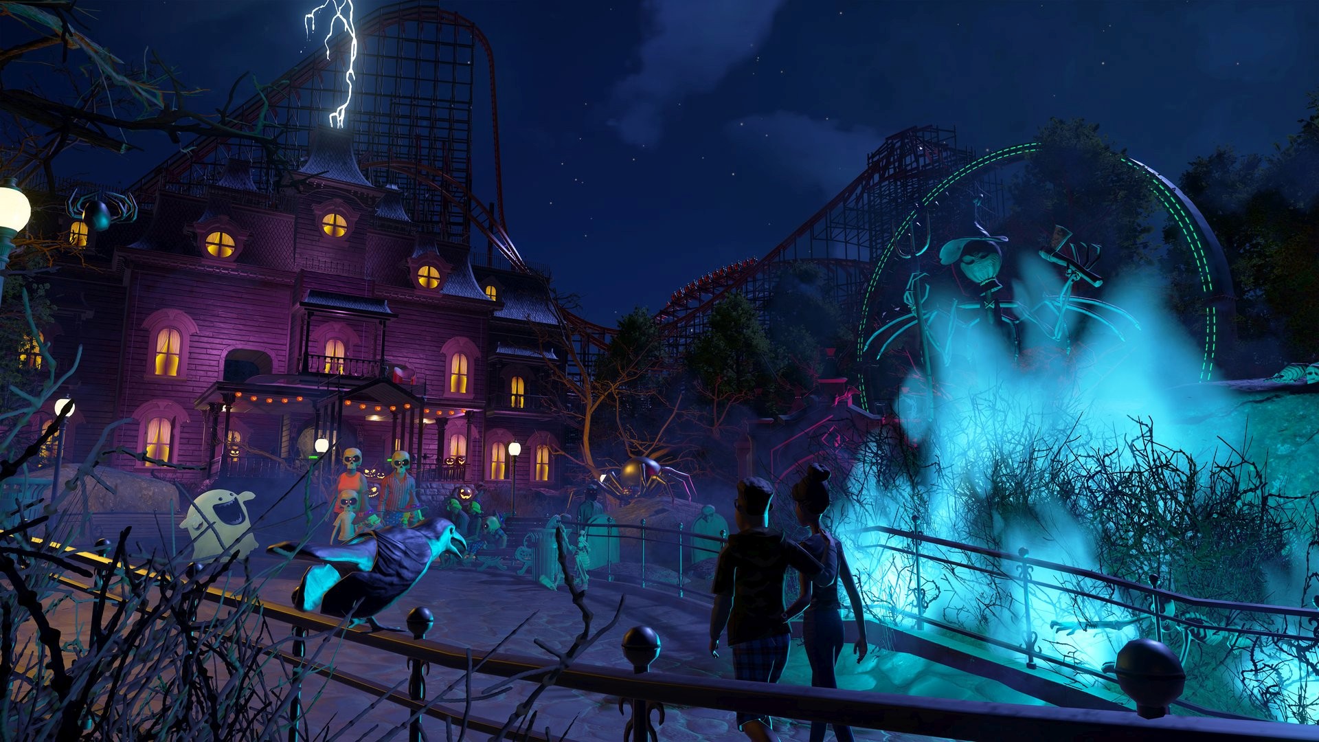 Planet Coaster Console Edition Gets Spooktacularly Adventurous