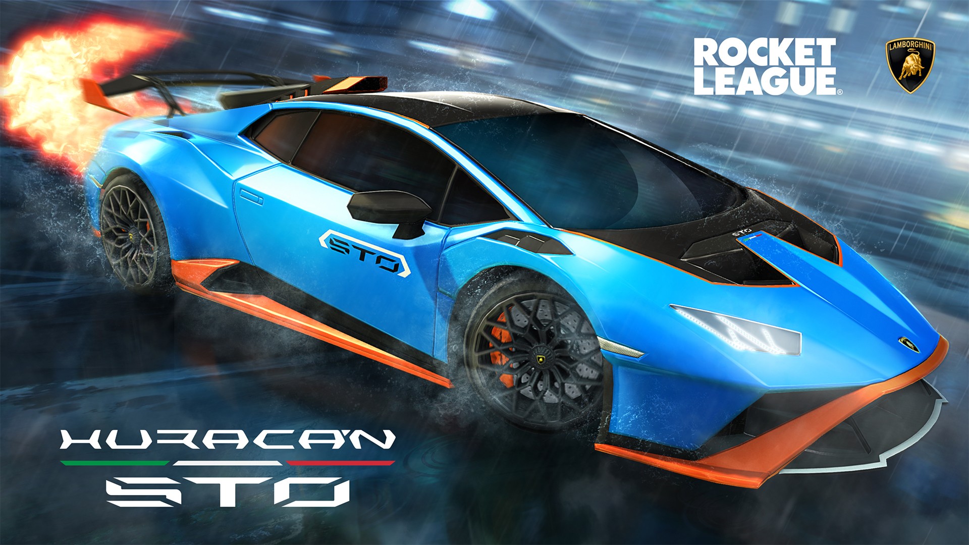 Video For The Lamborghini Huracán STO Speeds Into Rocket League Starting April 21
