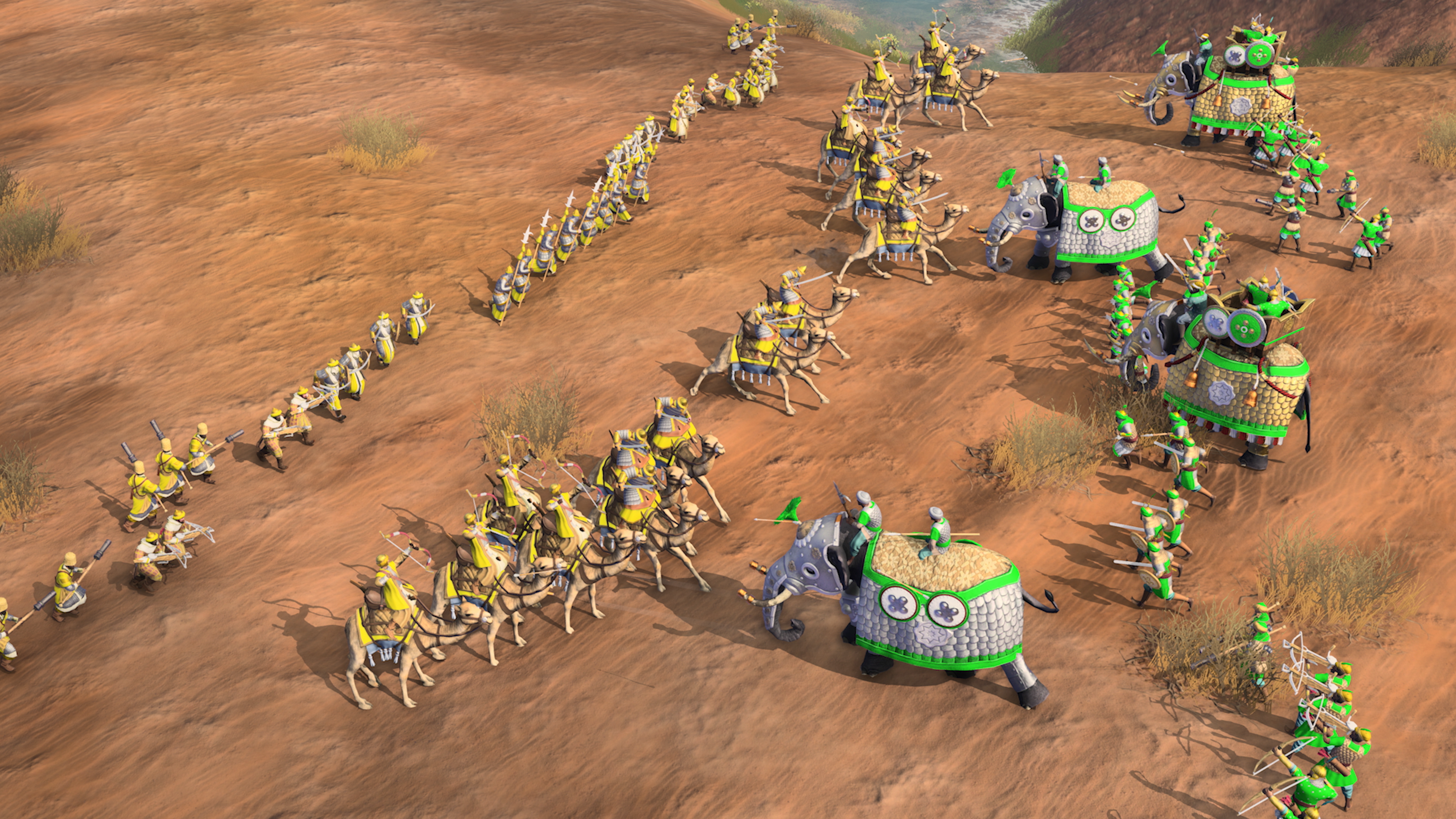 [5] Side view of Delhi and Abbasids about to clash