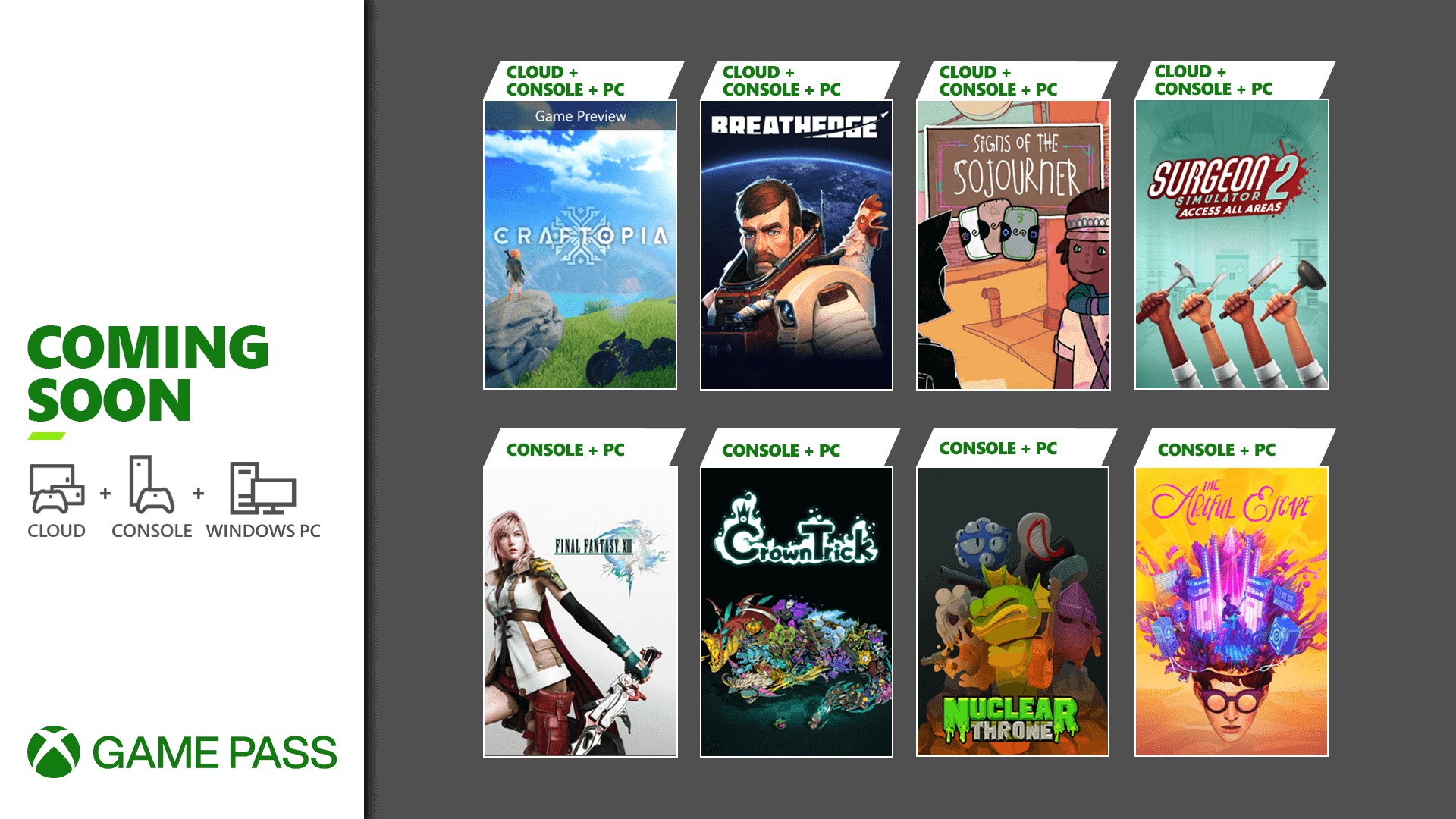 Xbox Game Pass Coming Soon - September 2021