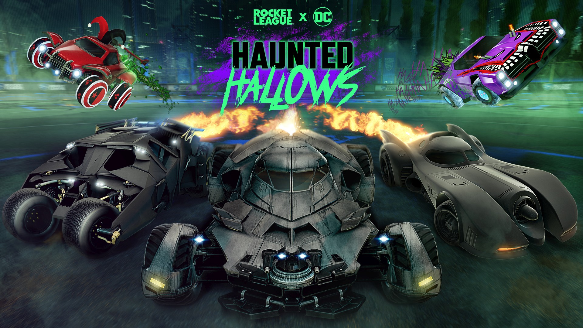 Batman Super-Villains Take Over Haunted Hallows in Rocket League - Xbox Wire