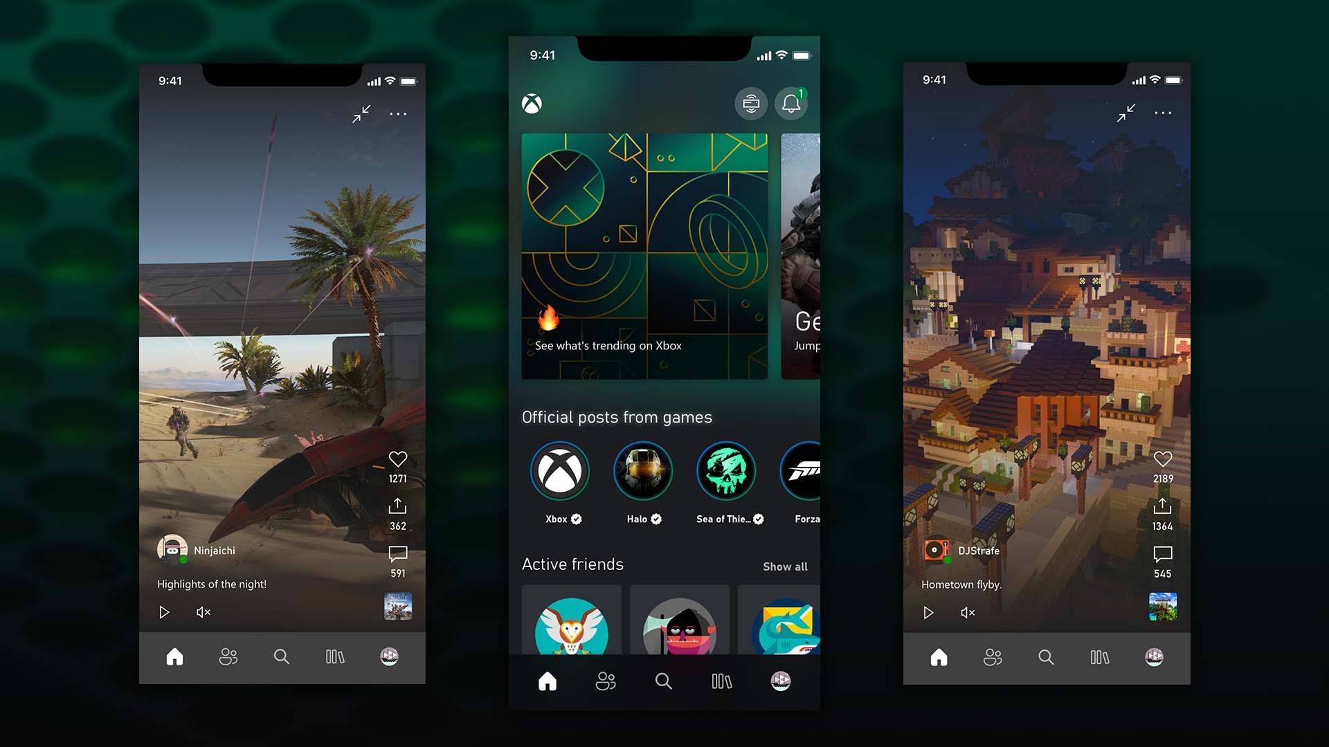 Xbox App (Mobile)-Link Sharing and Trend Assets