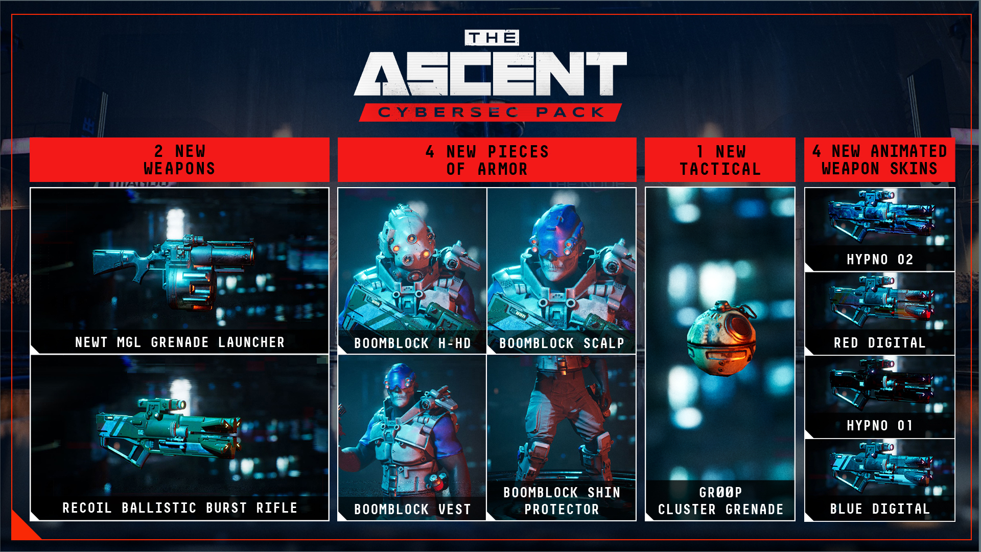 The Ascent Drops First Paid DLC Pack “CyberSec” Today