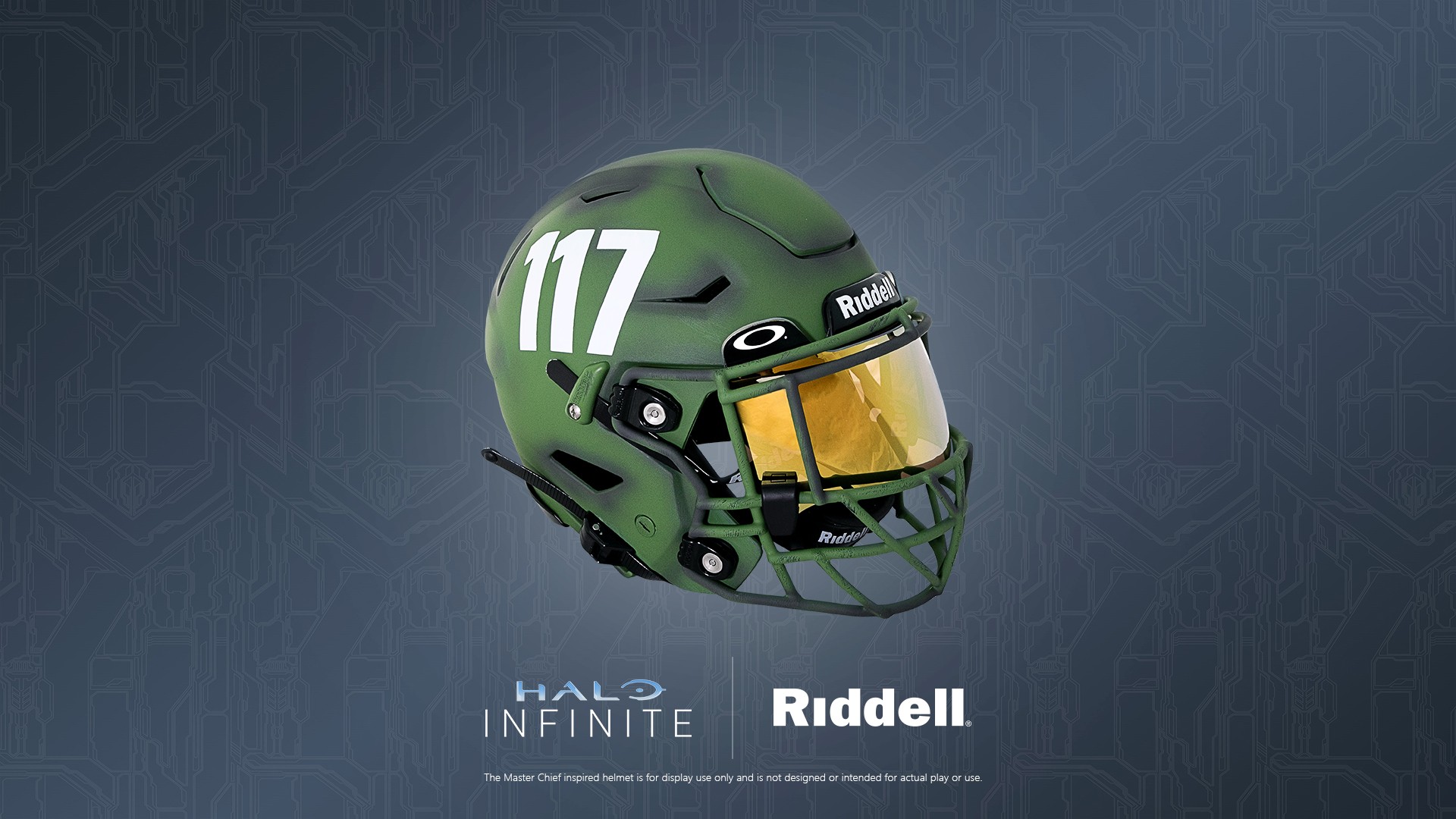 Halo and Riddell Spartan Helmet