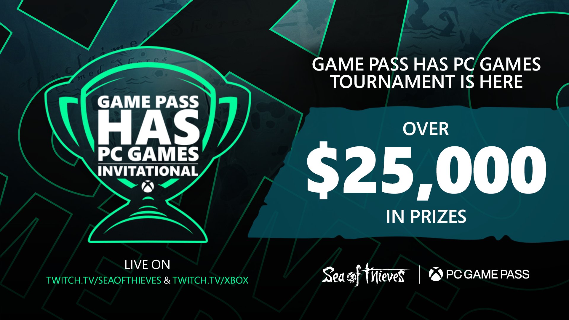 Video For Game Pass Has PC Games Invitational with Boom TV Featuring Sea of Thieves and over $25,000 in Prizes
