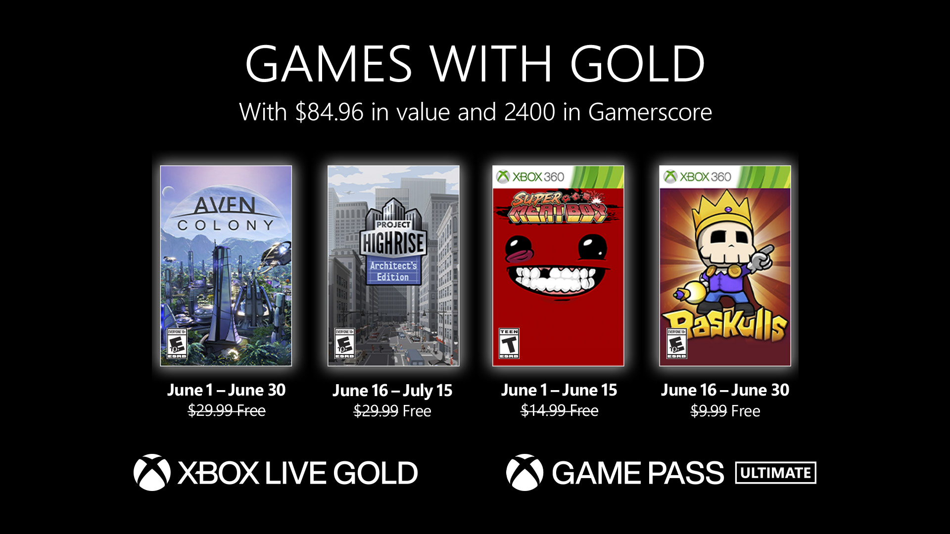 Uitbreiding zo veel Hij New Games with Gold for June 2022 - Xbox Wire