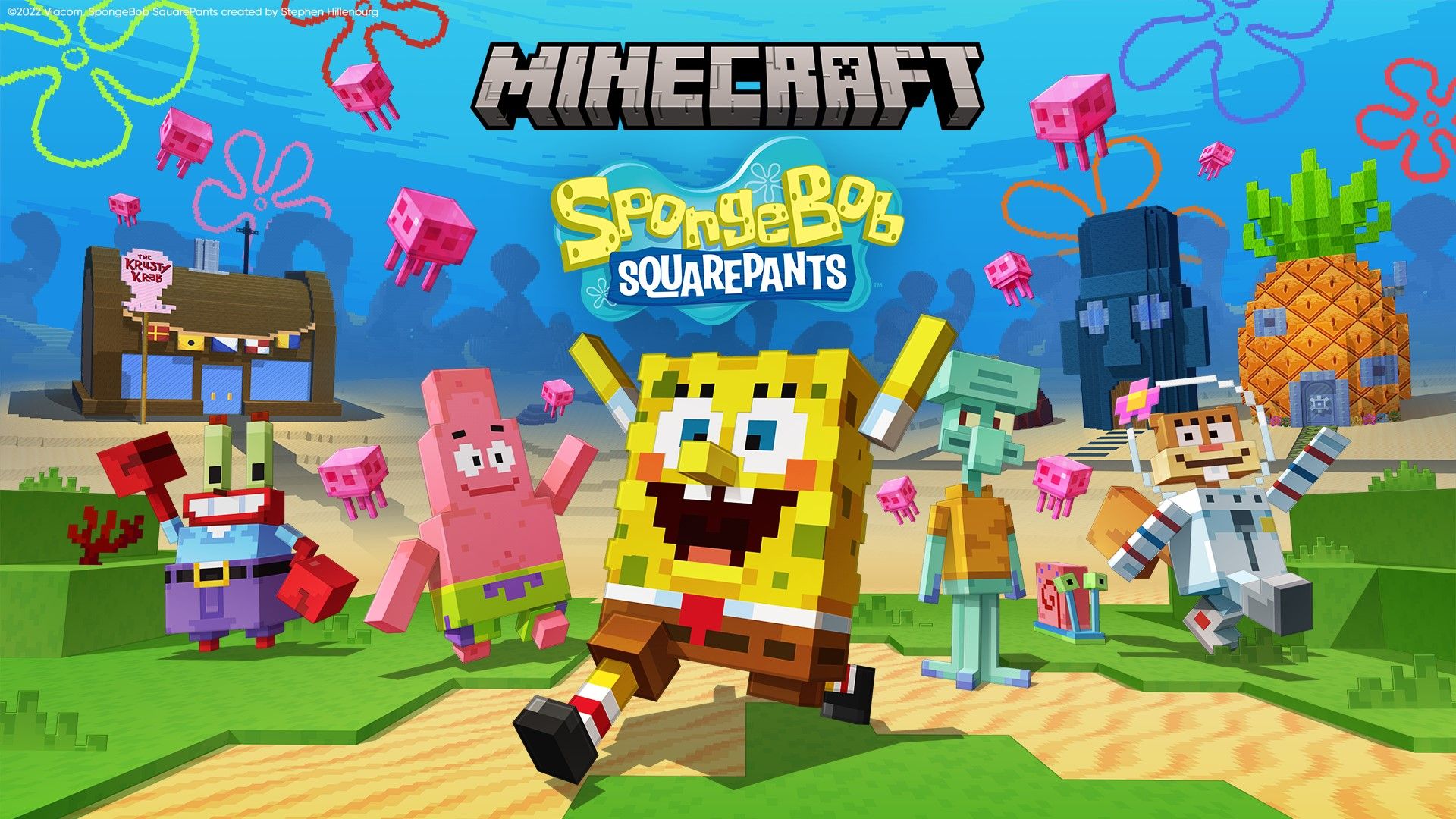 Minecraft SpongeBob SquarePants DLC Now Available in Minecraft Marketplace