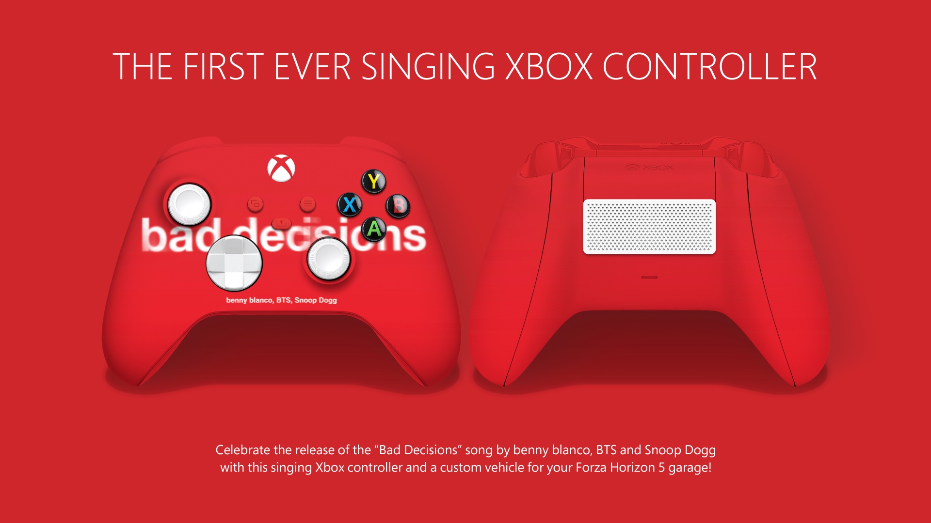benny blanco, BTS, and Snoop Dogg Reveal First-Ever Xbox Singing Controller
