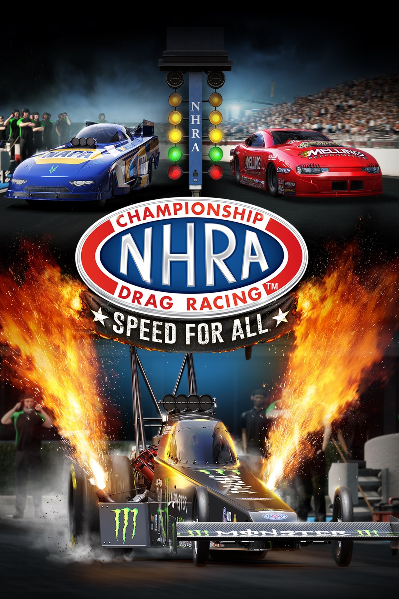 NHRA Drag Racing Box Art