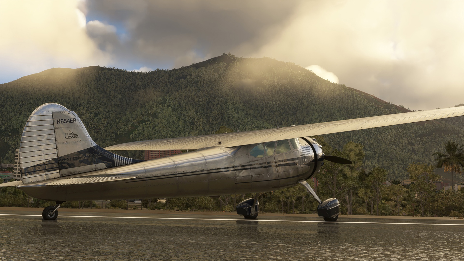 Microsoft Flight Simulator - Local Legend VII: Cessna 195 Businessliner Screenshot