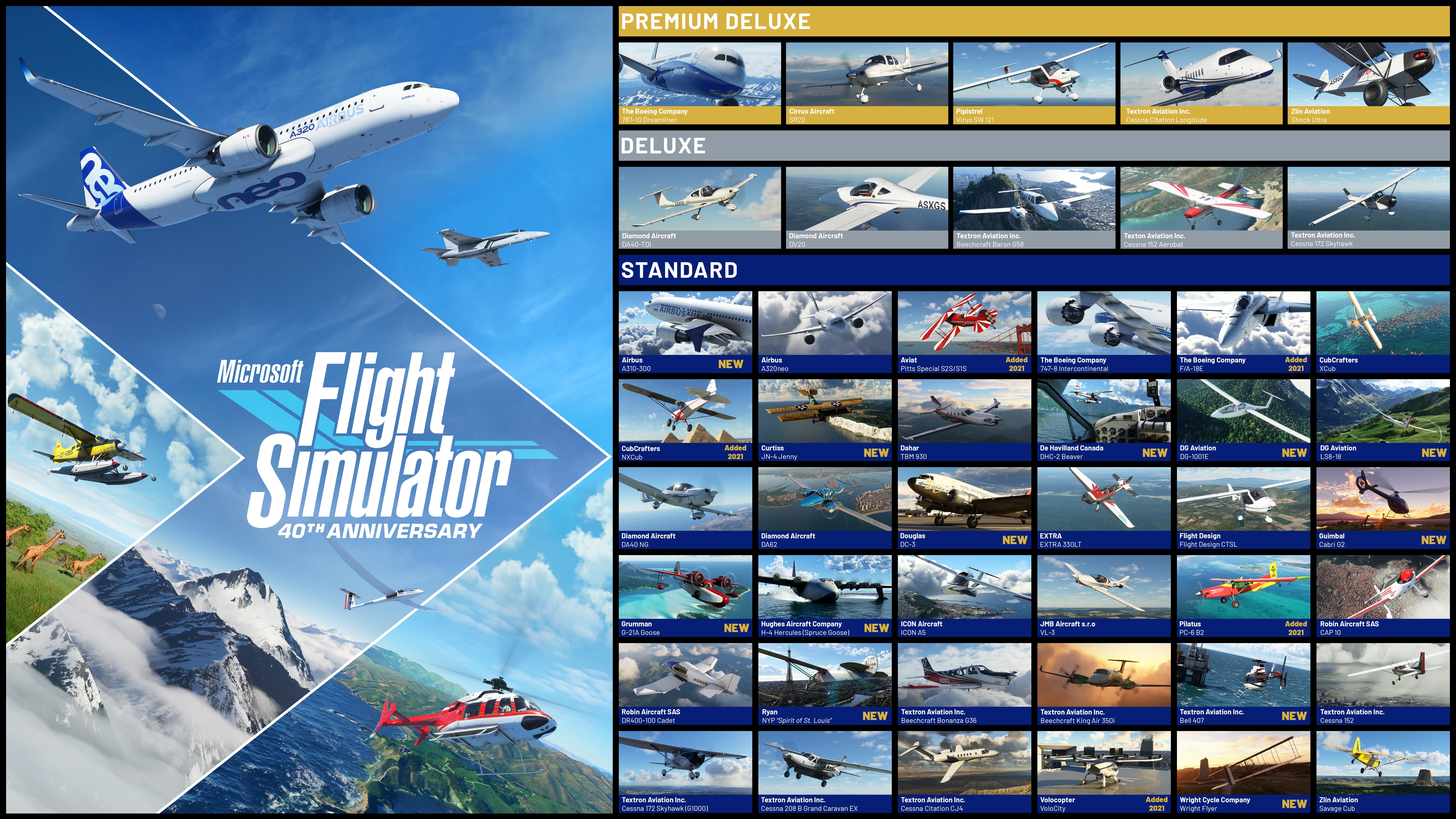 Microsoft Flight Simulator 40th Anniversary Deluxe Edition - Xbox Series X