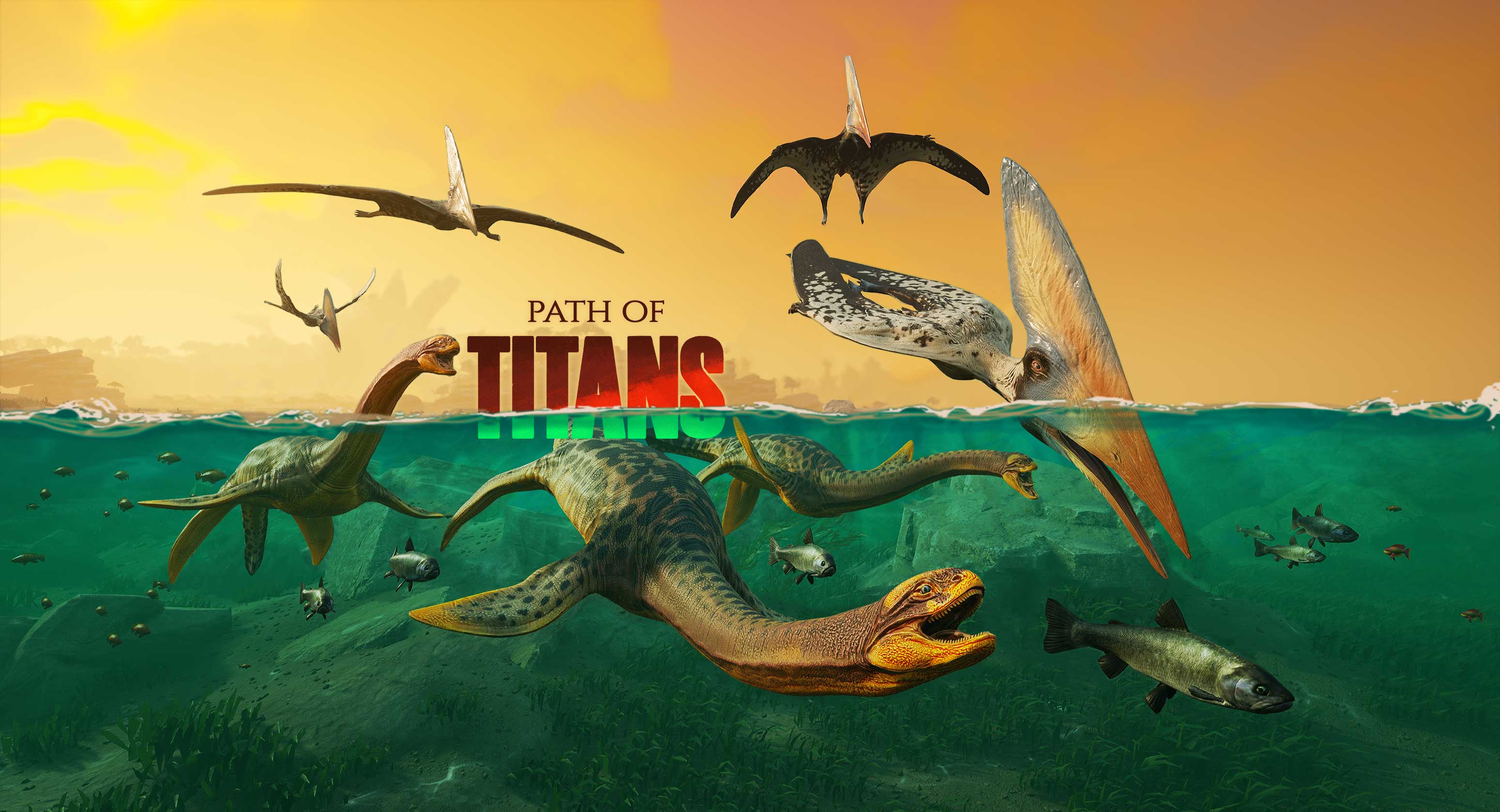Path of Titans Updates with a New World, First Pterosaurs, and First