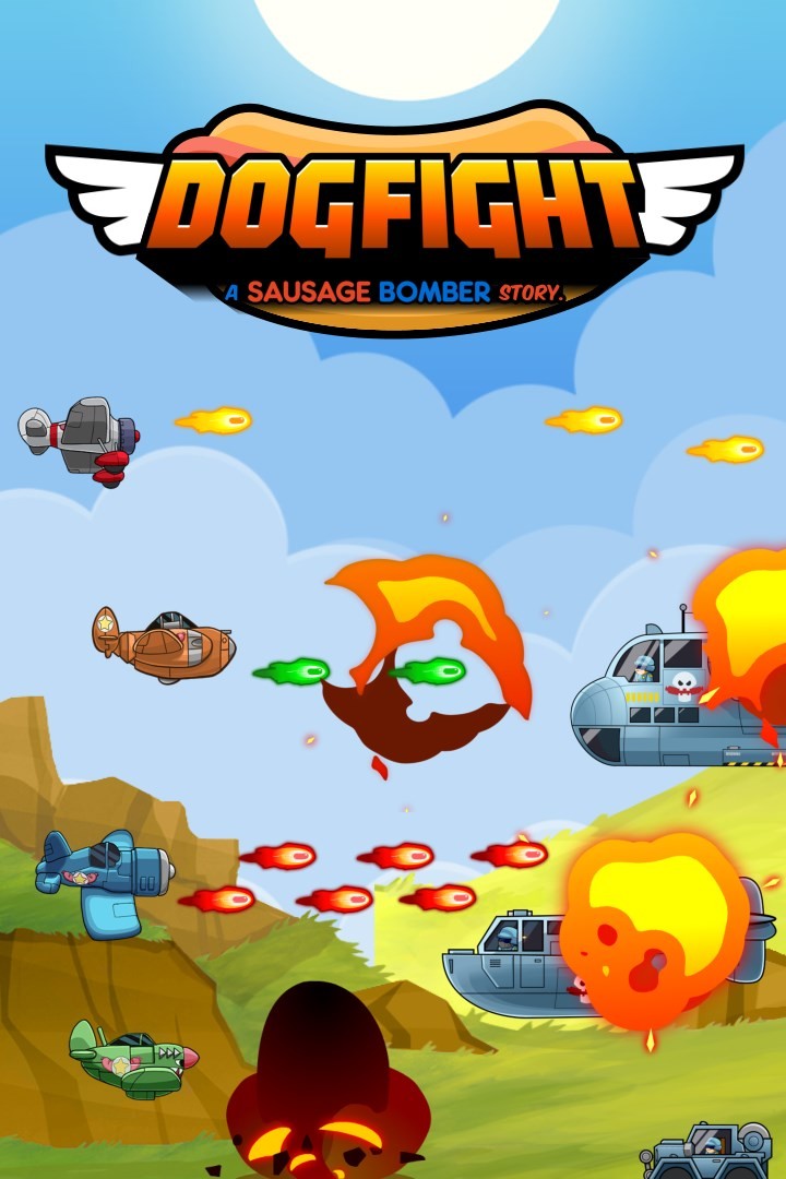 Dogfight - A Sausage Bomber Story - Box Art Asset