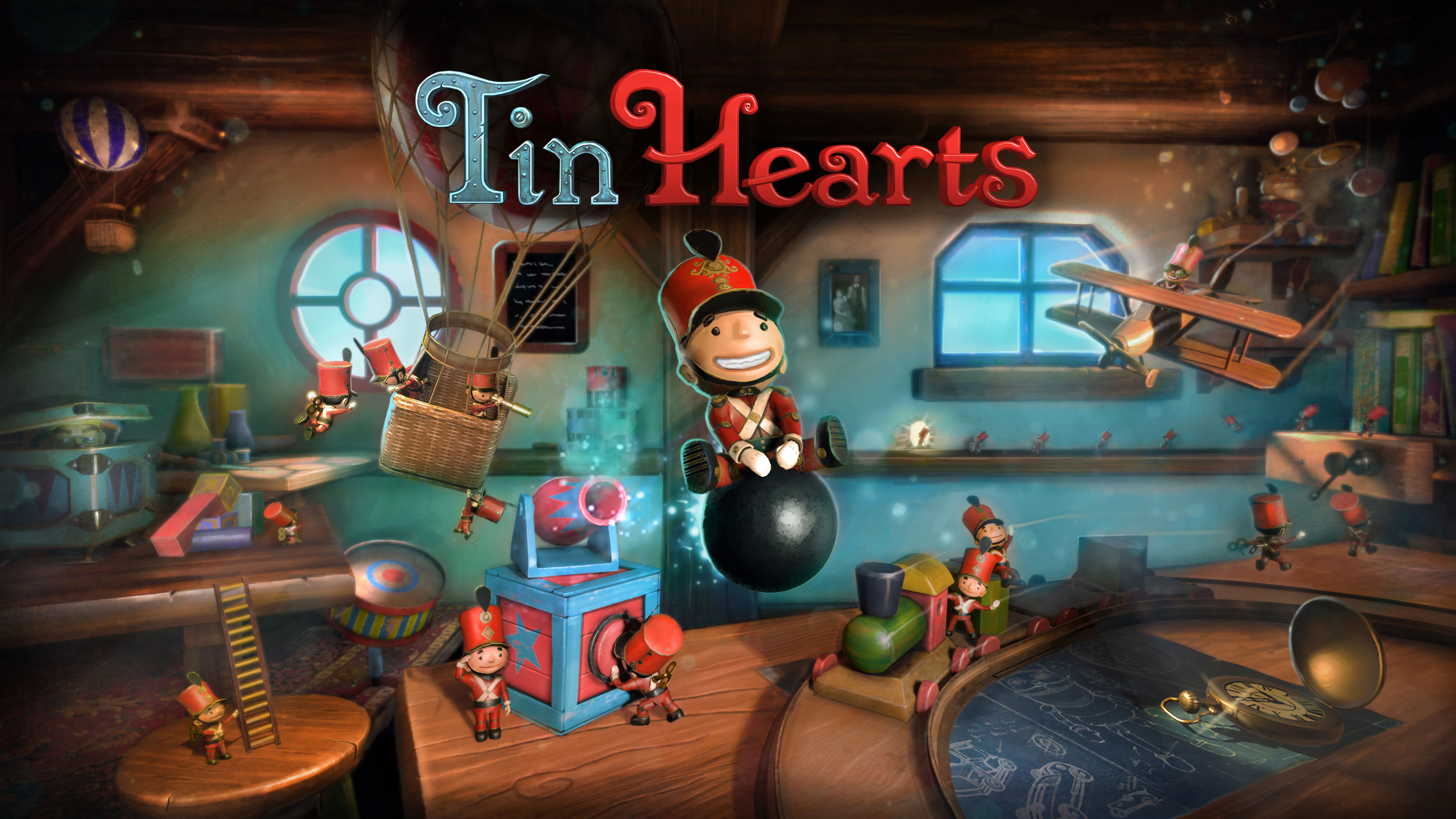 Tin hearts titled key art