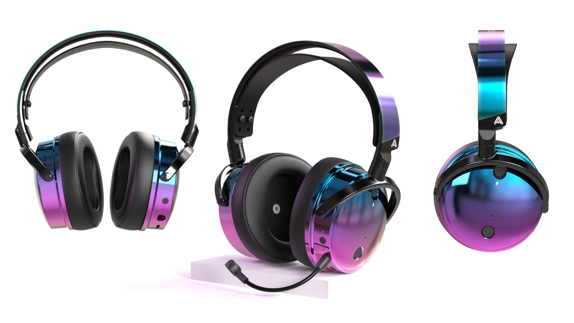 Audeze Maxwell Ultraviolet Edition Wireless Gaming Headset Image